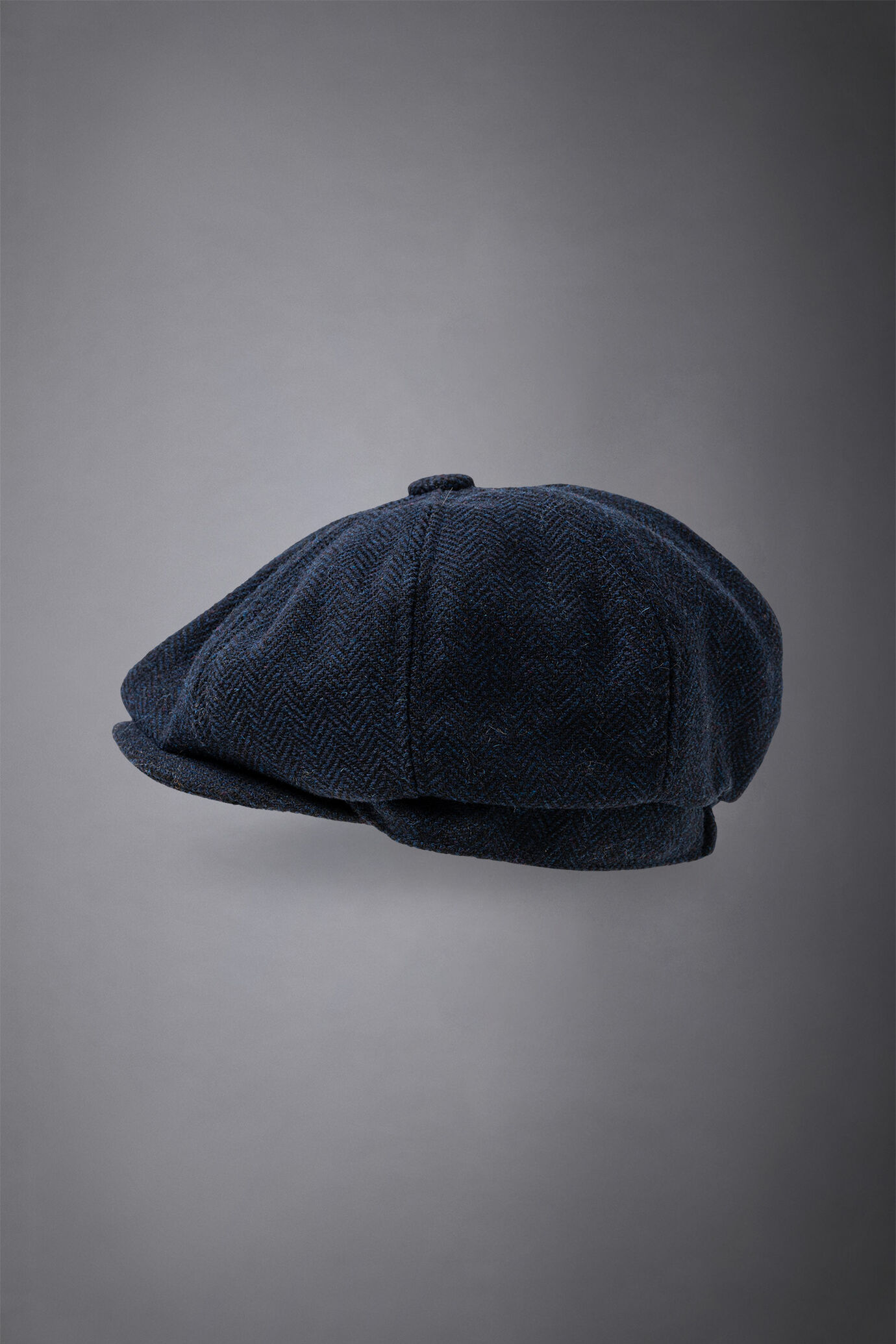 Men's herringbone flat cap image number 1