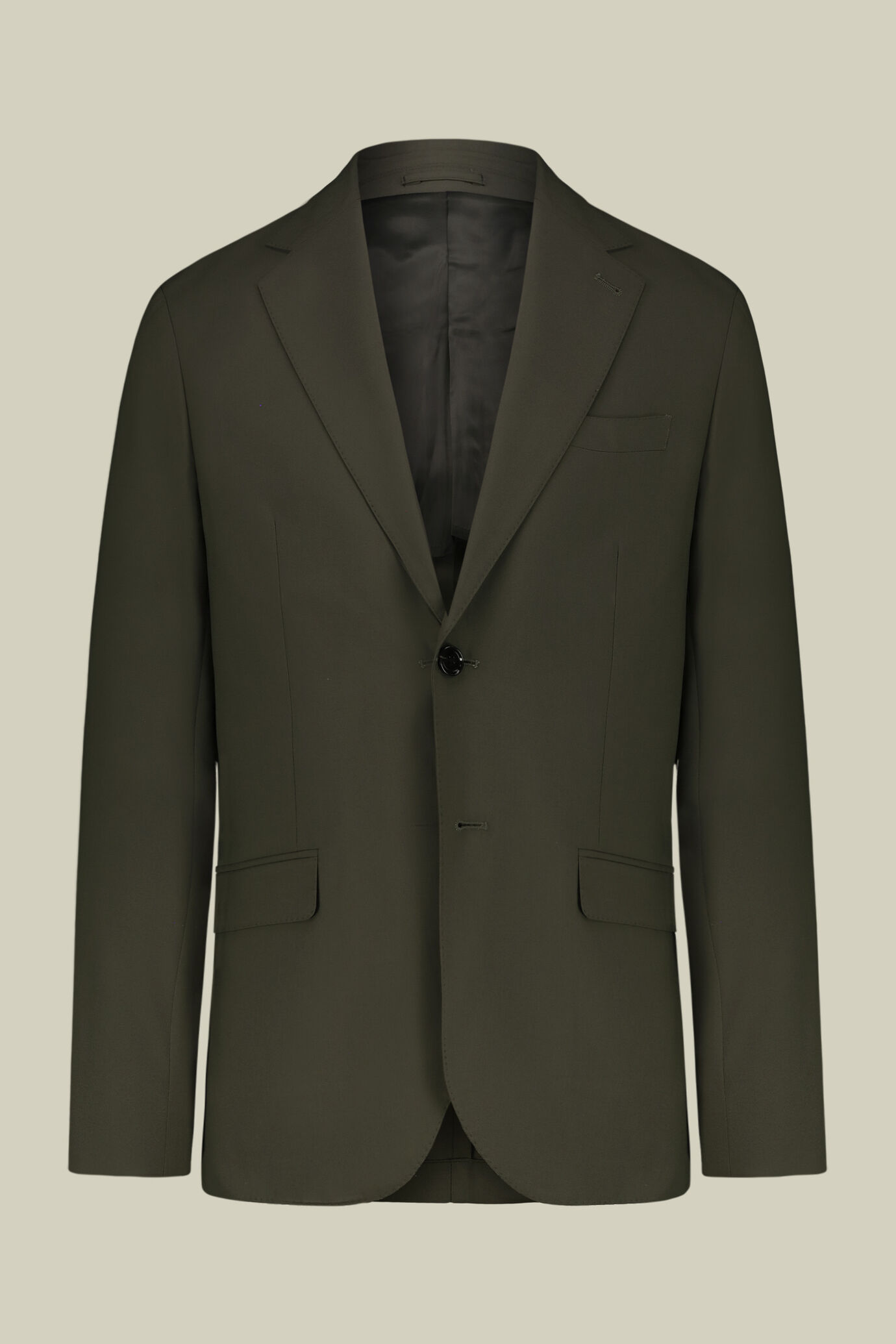 Single-breasted men's Super-Light suit with flat front trousers image number 5