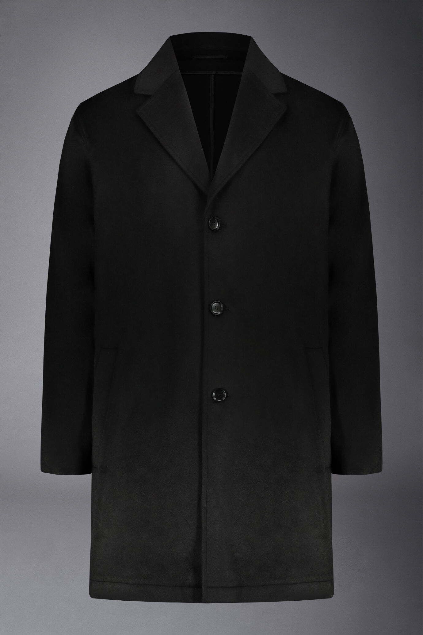 Cappotto classico uomo monopetto misto lana image number 4