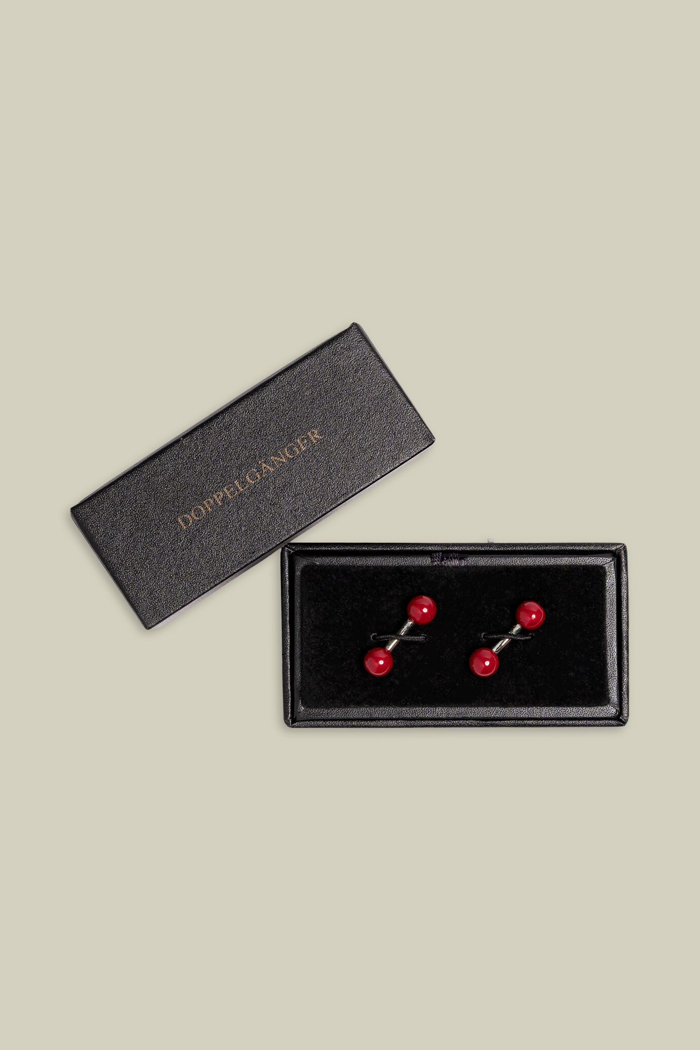 Men&rsquo;s cufflinks with coloured beads