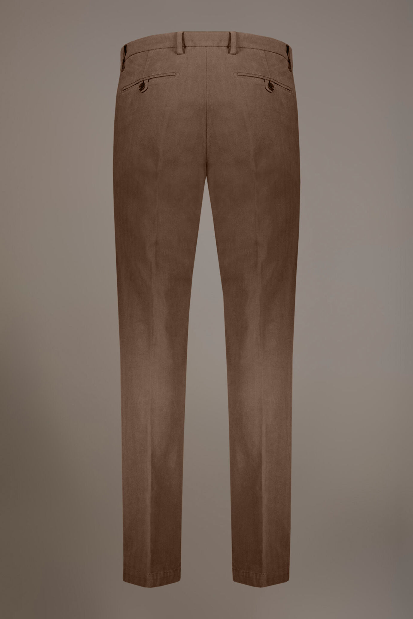 Classic regular fit herringbone fabric trousers image number 6