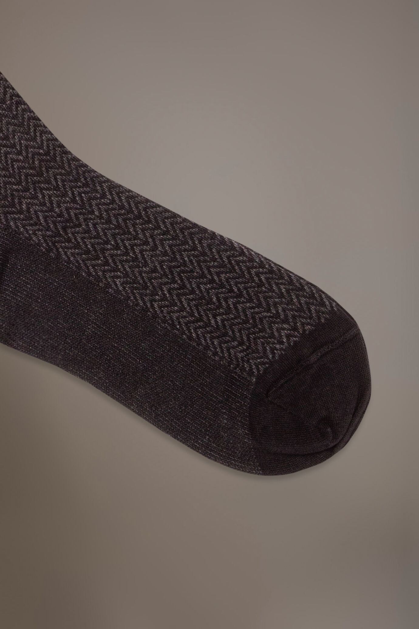 Socks - harringbone fabric - cotton blend image number 1