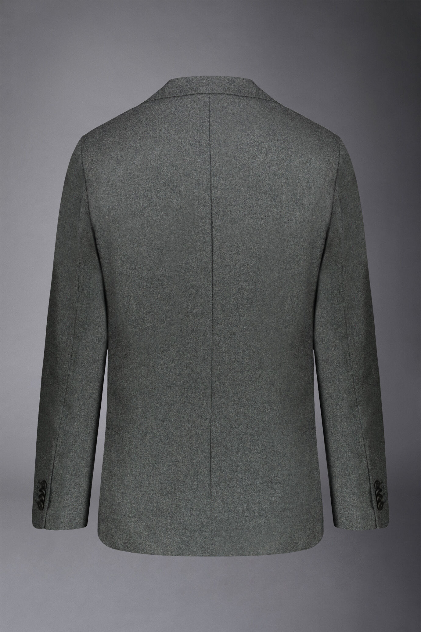 Giacca uomo monopetto misto lana regular fit image number 5
