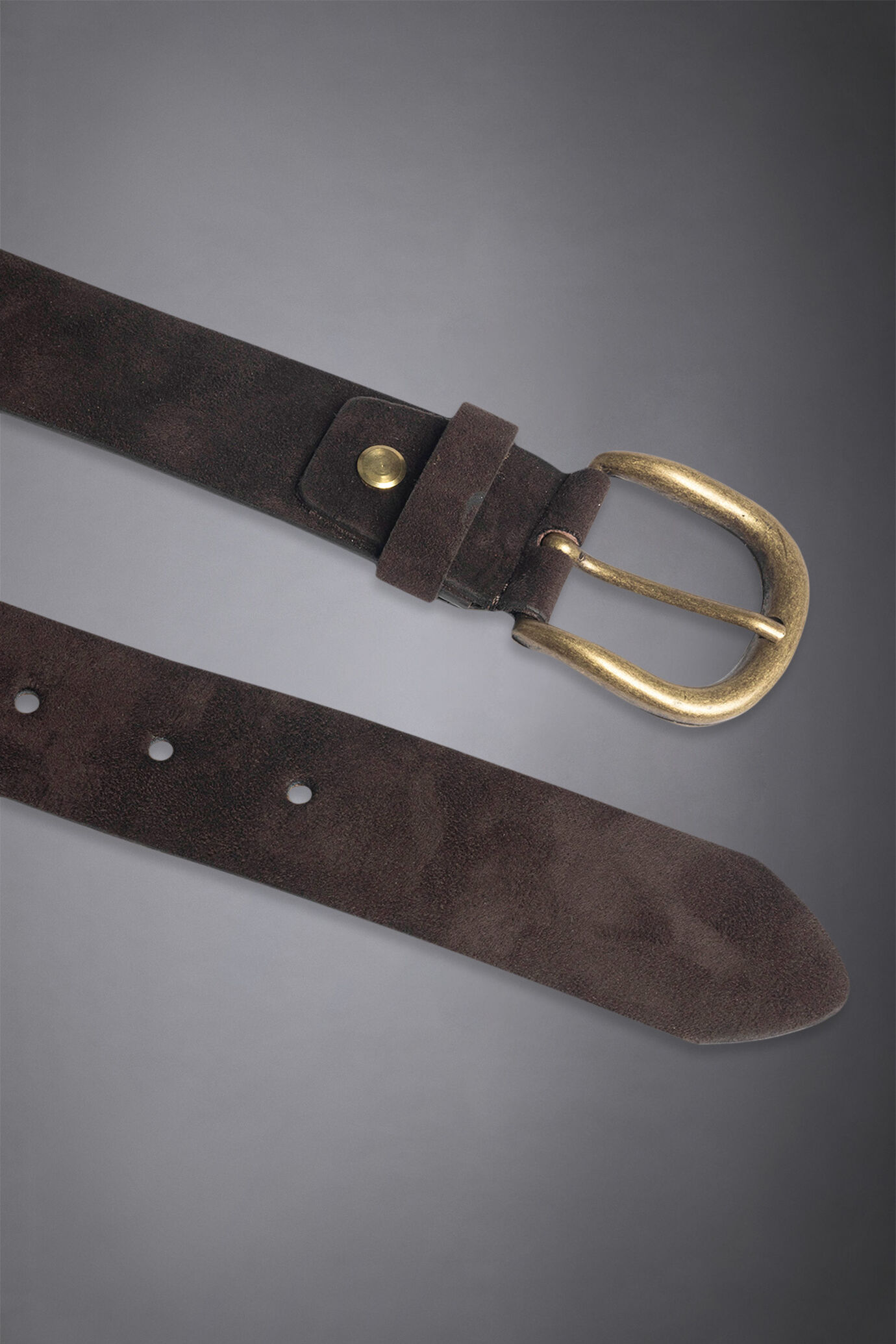 Wildlederbezogener Gürtel made in italy image number 1