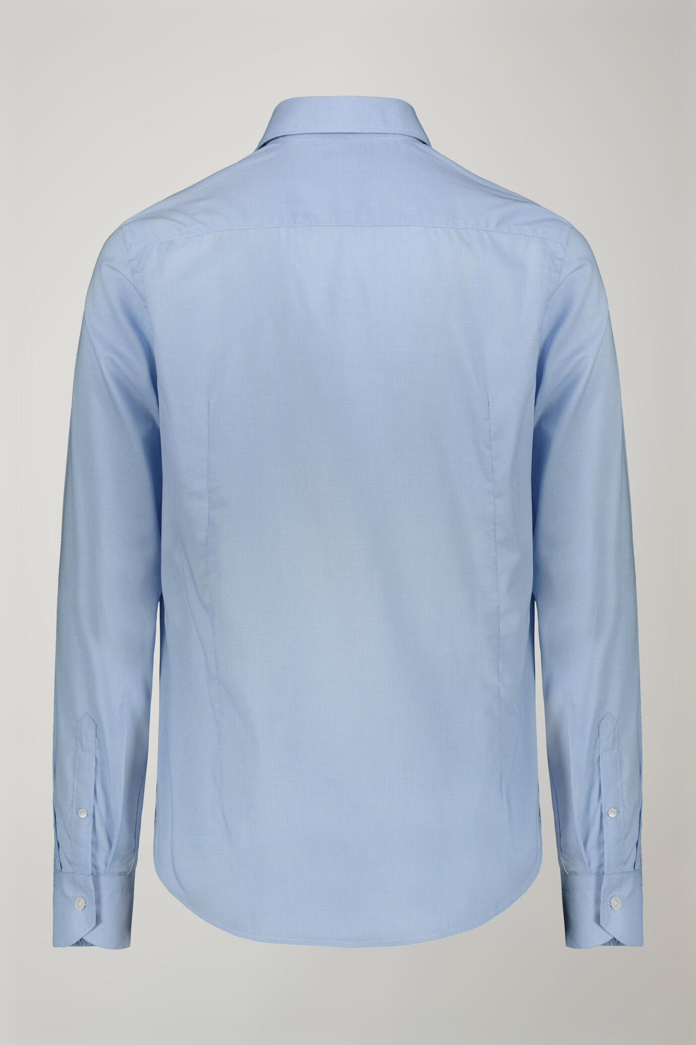 Herrenhemd mit klassischem Kragen aus 100 % Baumwolle mit Hahnentrittmuster in normaler Passform image number 6
