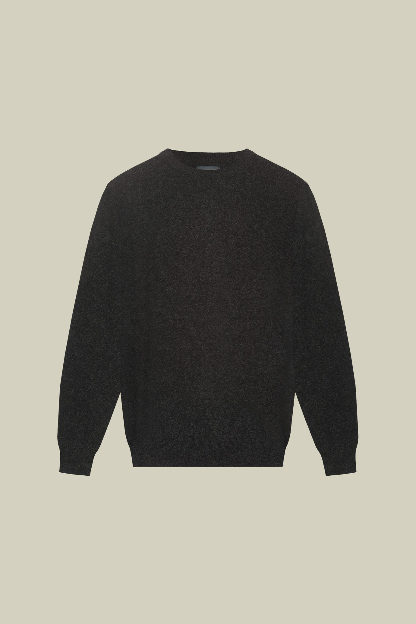 Maglia uomo girocollo in misto lana e cotone regular fit image number 4