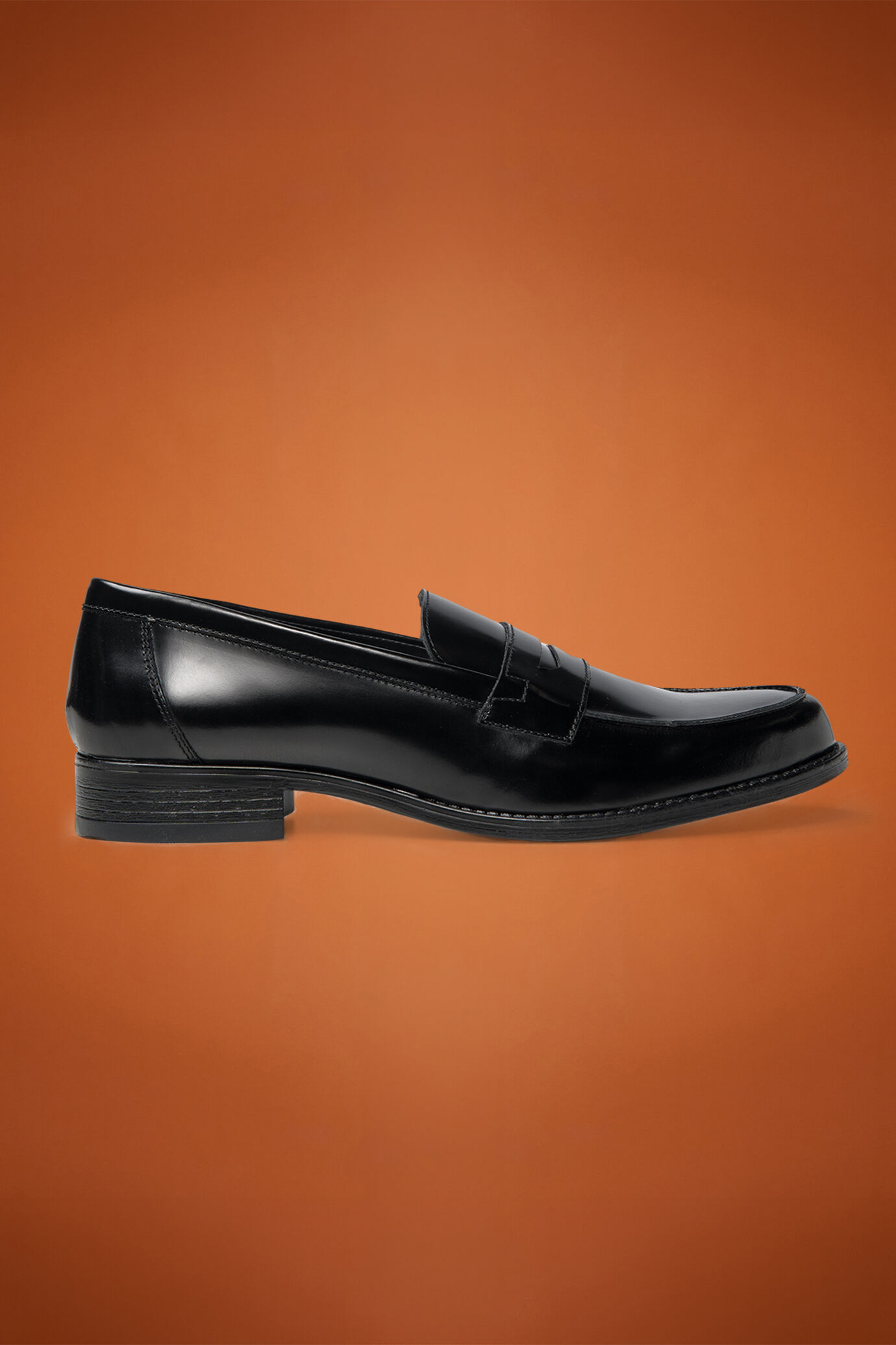 Mocassin classique 100% cuir avec semelle en caoutchouc image number 1