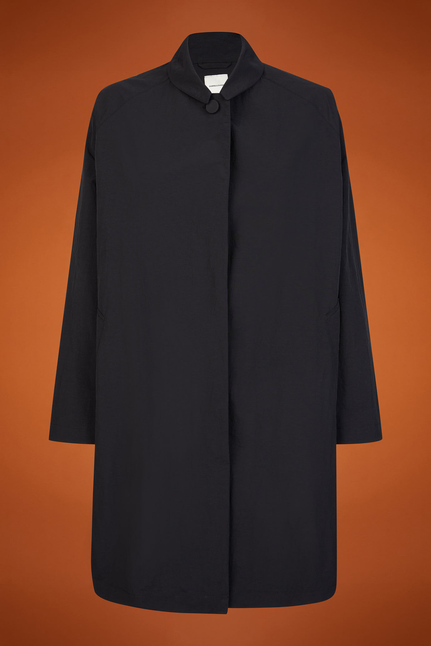 Women's regular fit waterproof duster coat
