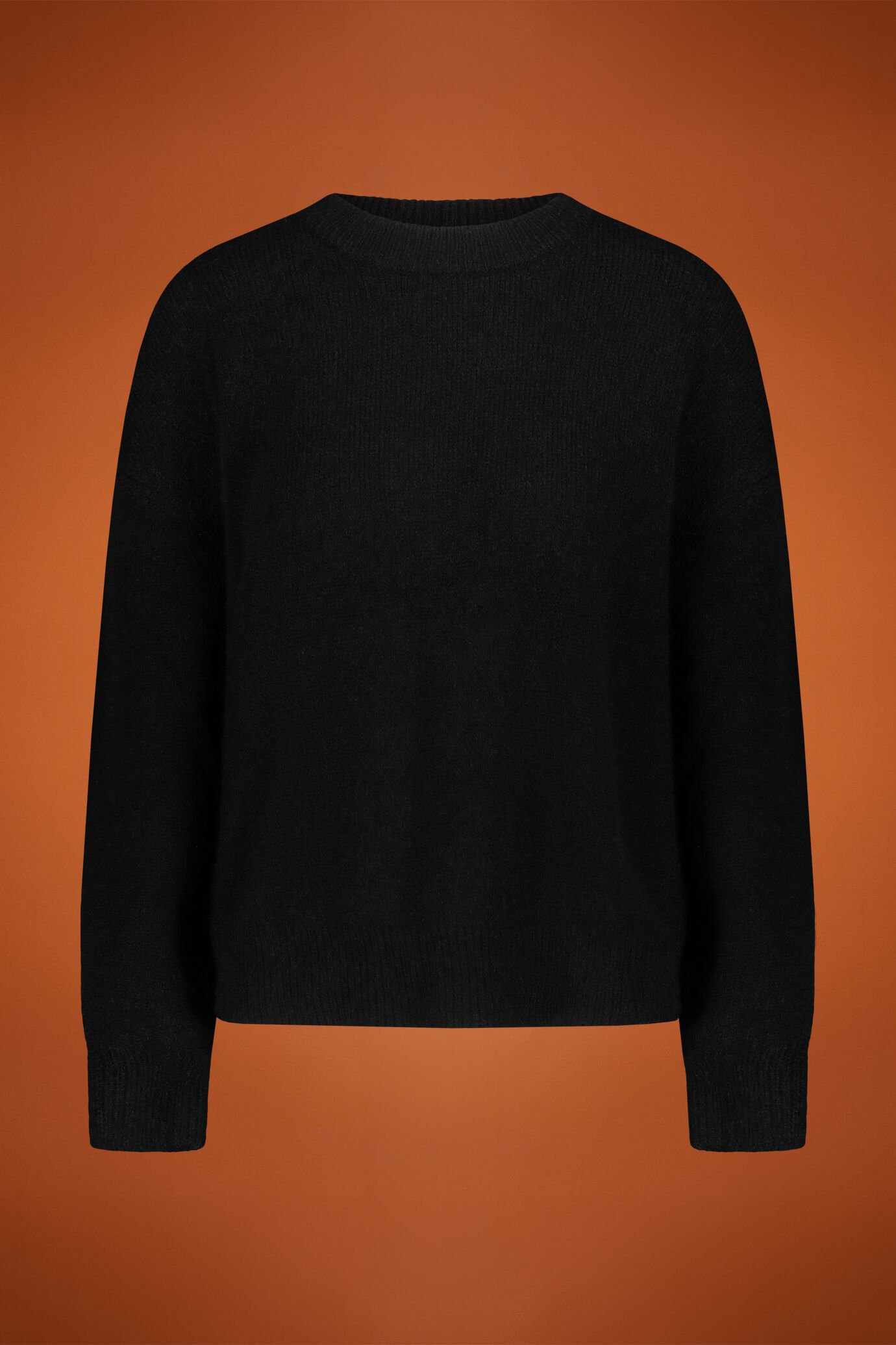 Women's wool-blend crew-neck sweater image number 0