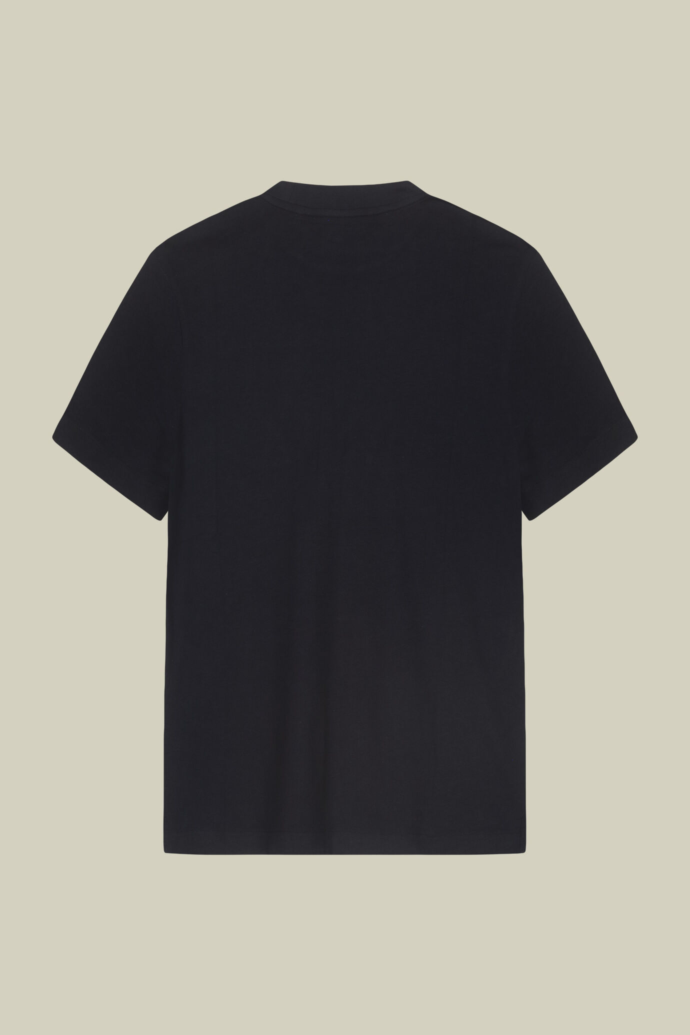 Men's T-shirt in 100% cotton jersey with slightly high neck image number 5