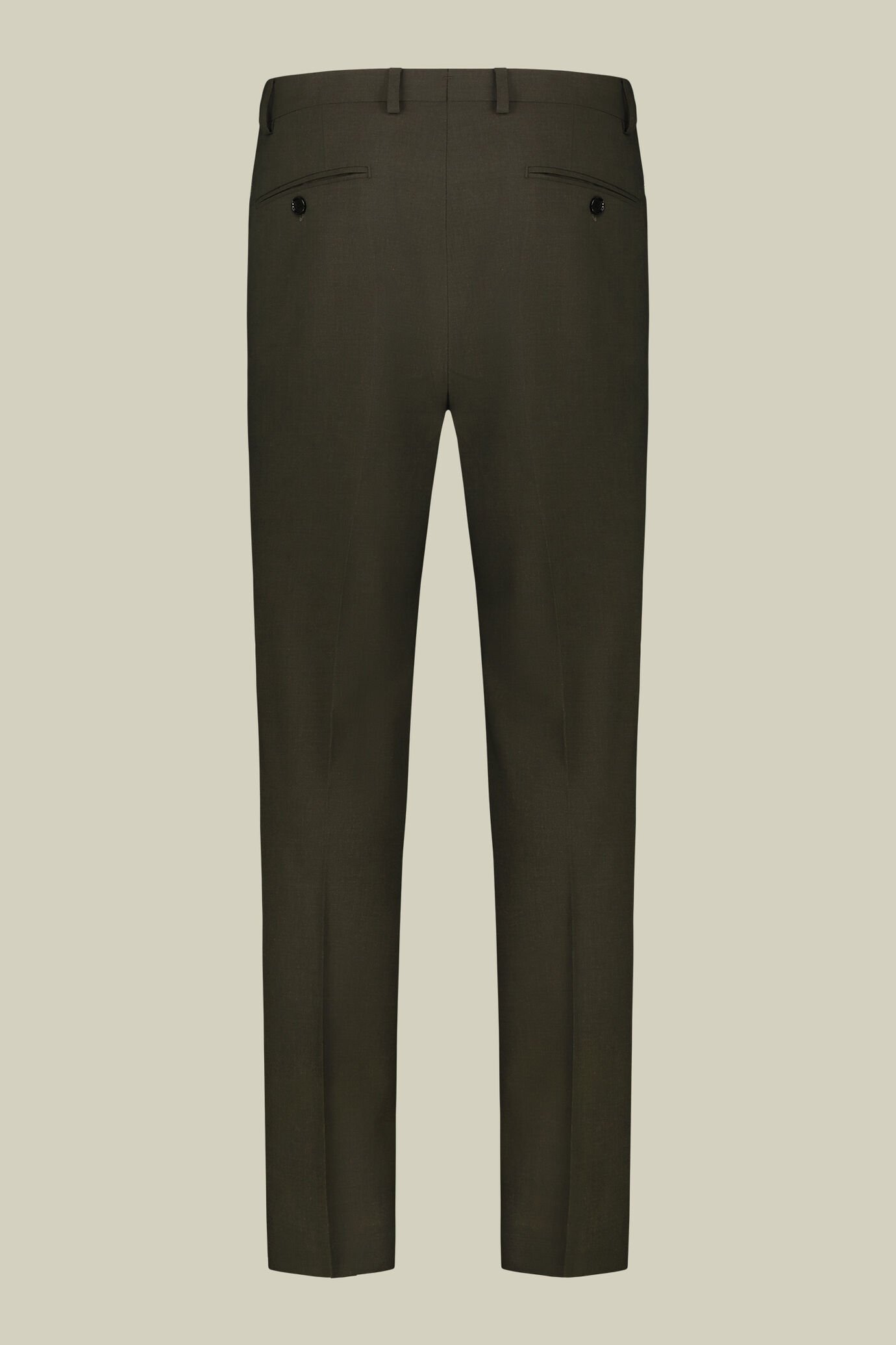Double-breasted men's suit with single-pleat trousers in two-way stretch fabric image number 7