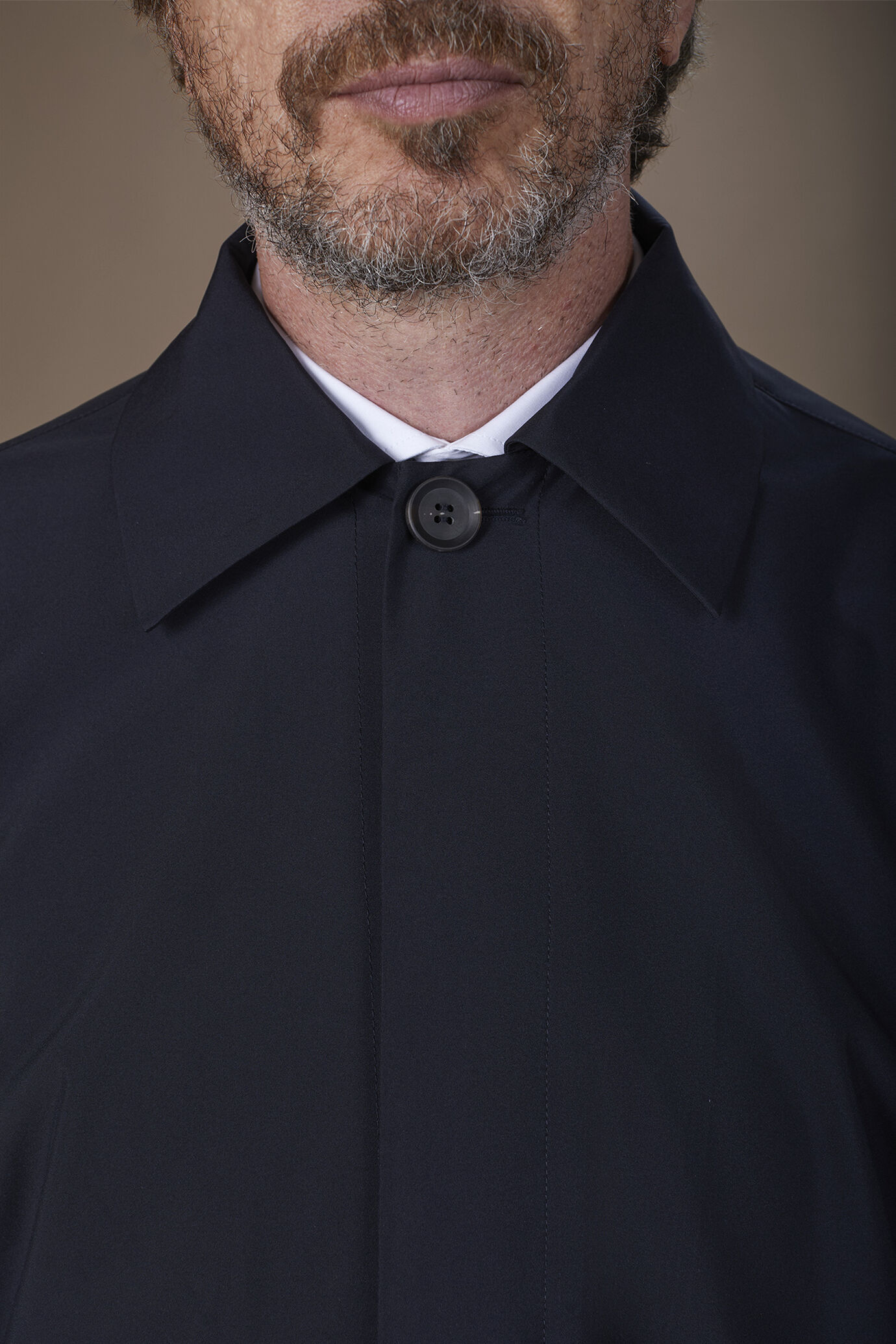 Men's waterproof jacket in waterproof technical fabric regular fit image number 2