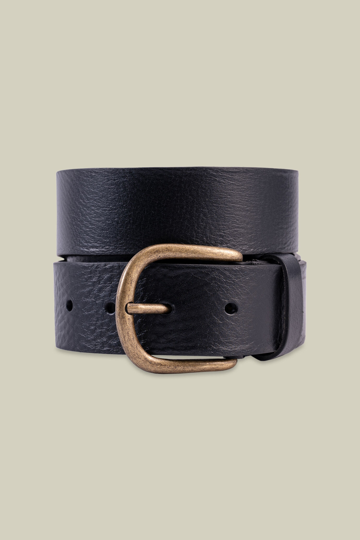 Men's genuine leather belt image number 1