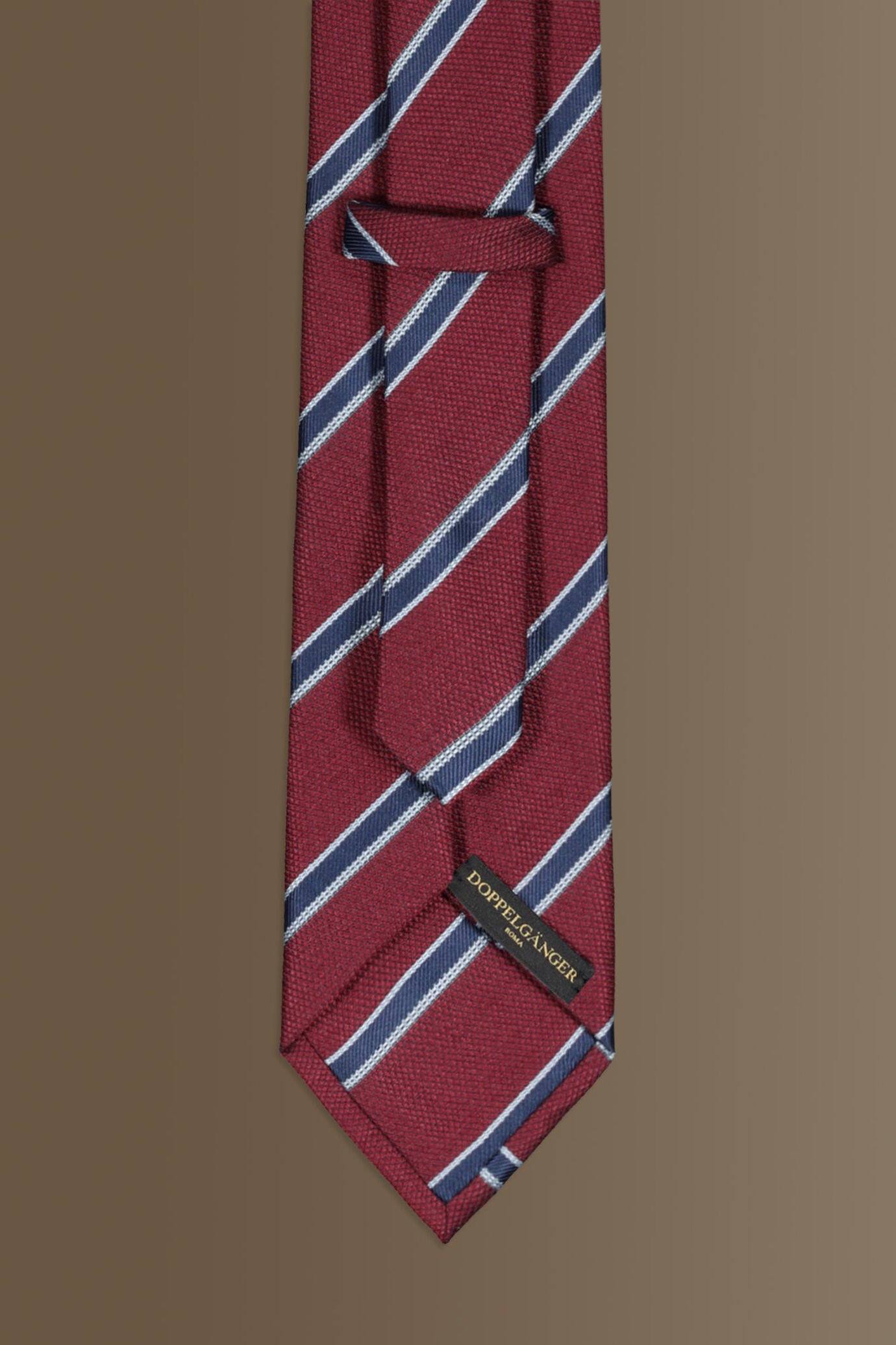 Bamboo blend tie - regimental image number 1