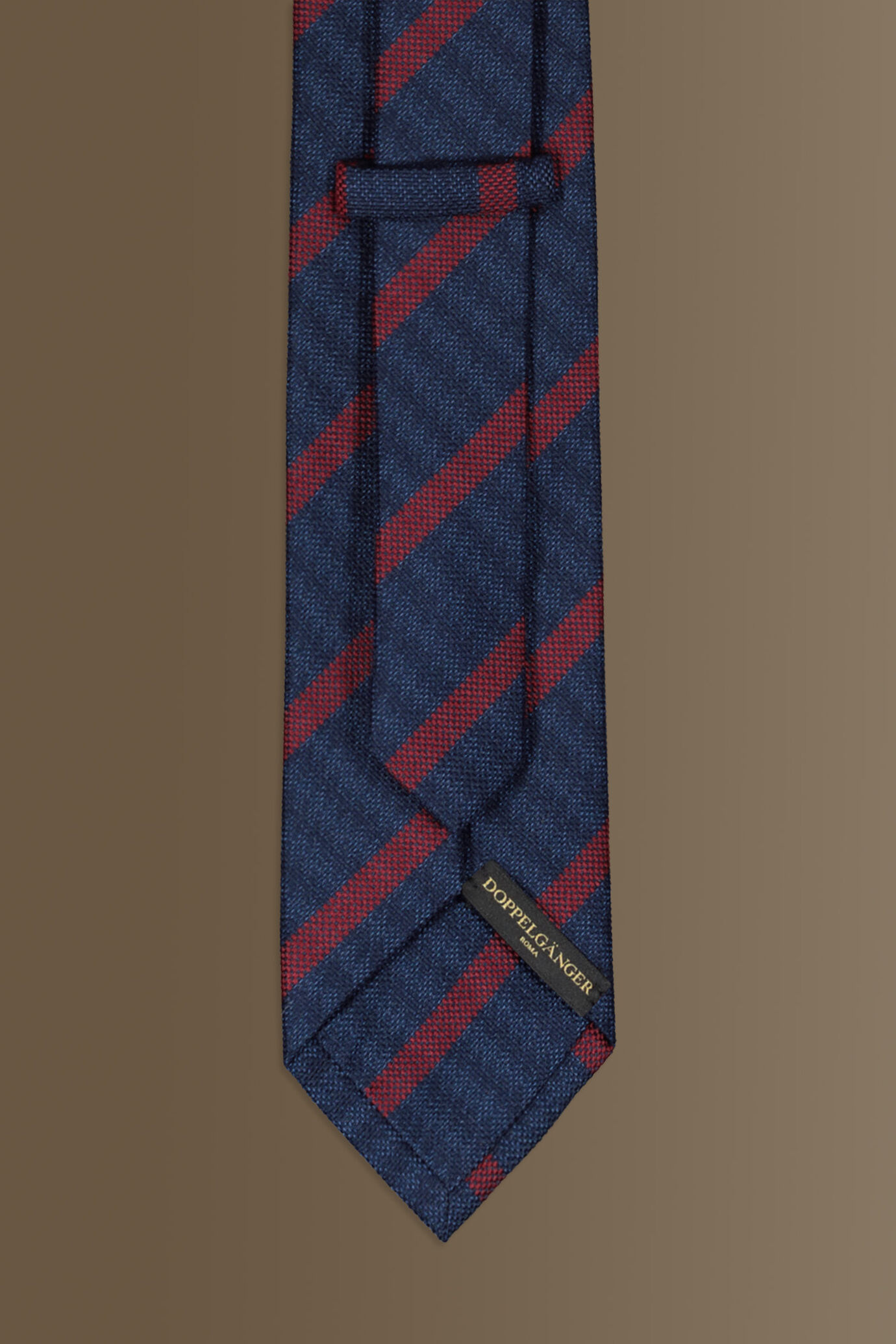 Cravatta bicolore regimental in misto bamboo image number 1