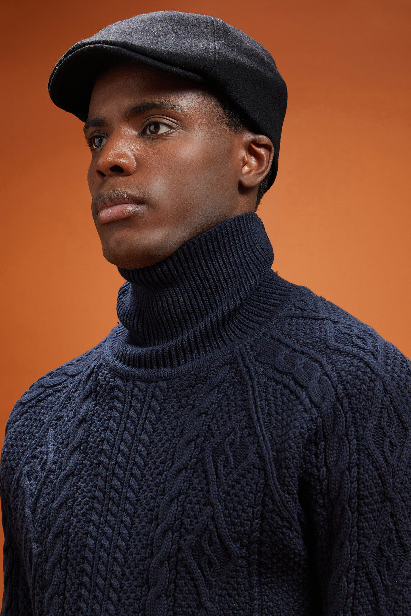 Casquette plate pour homme en tissu Cavalety Wool Blend image number 1