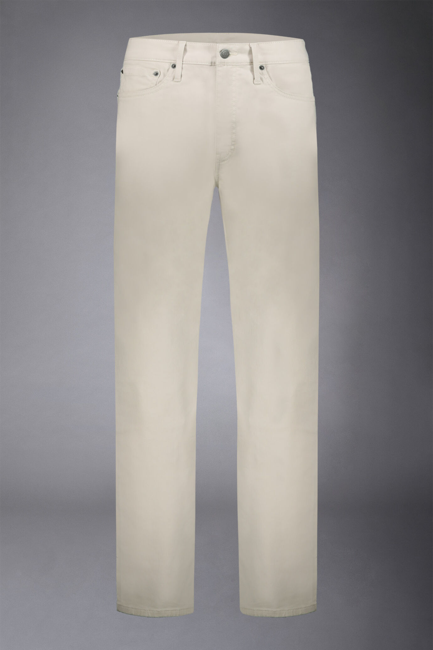 5-Pocket-Hose aus gewaschenem Twill in normaler Passform image number 5