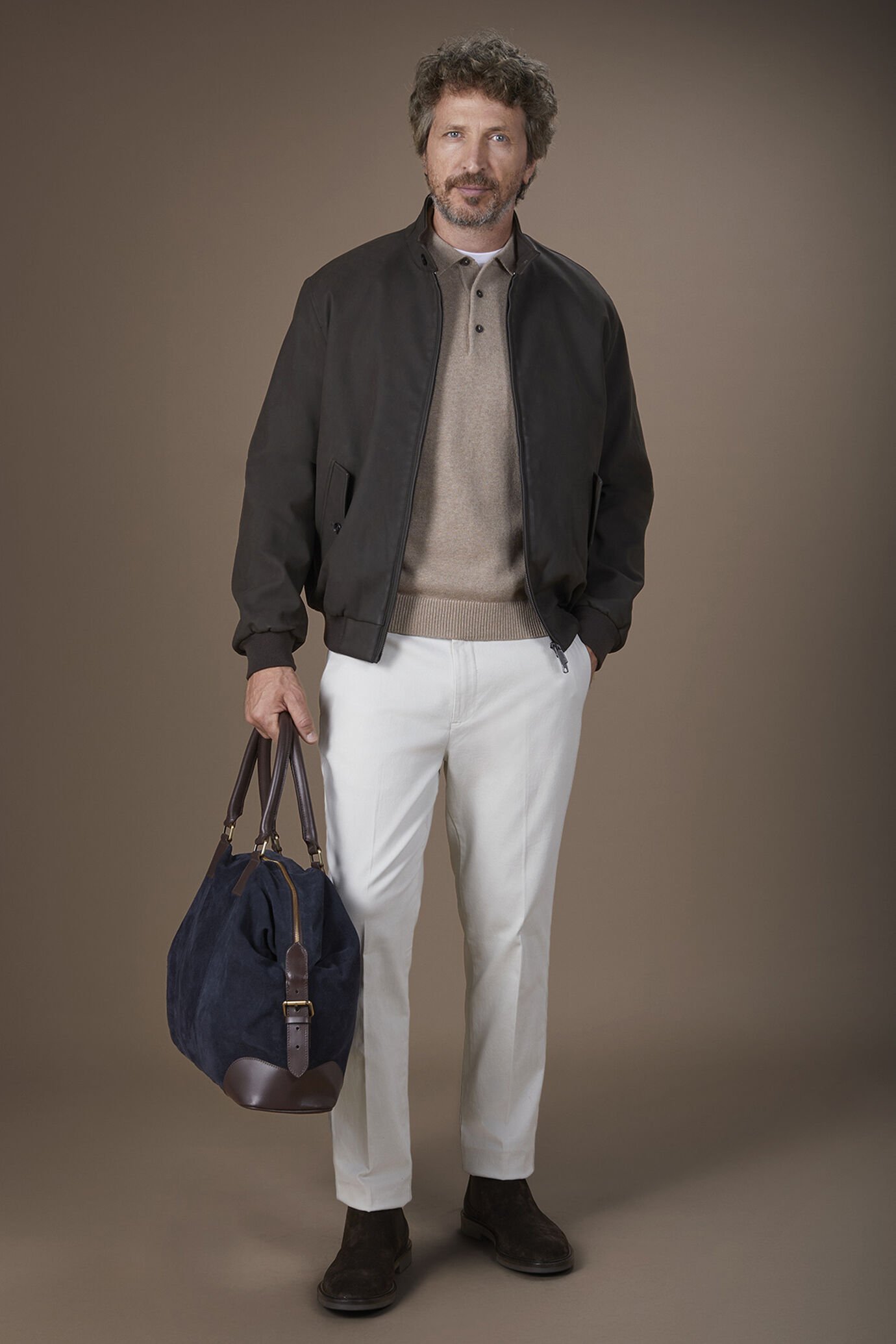 Giubbotto uomo in ecopelle comfort fit