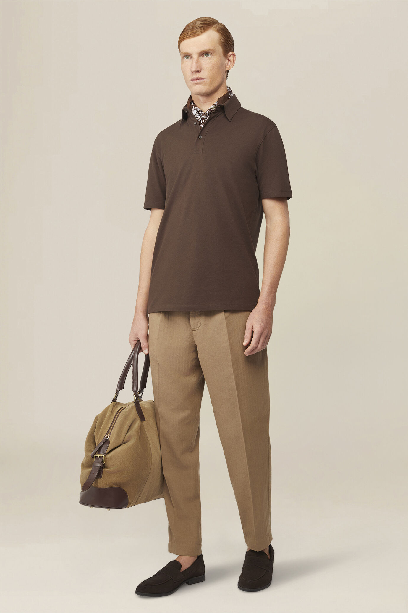 Polo uomo in 100% cotone piquet regular fit image number 1