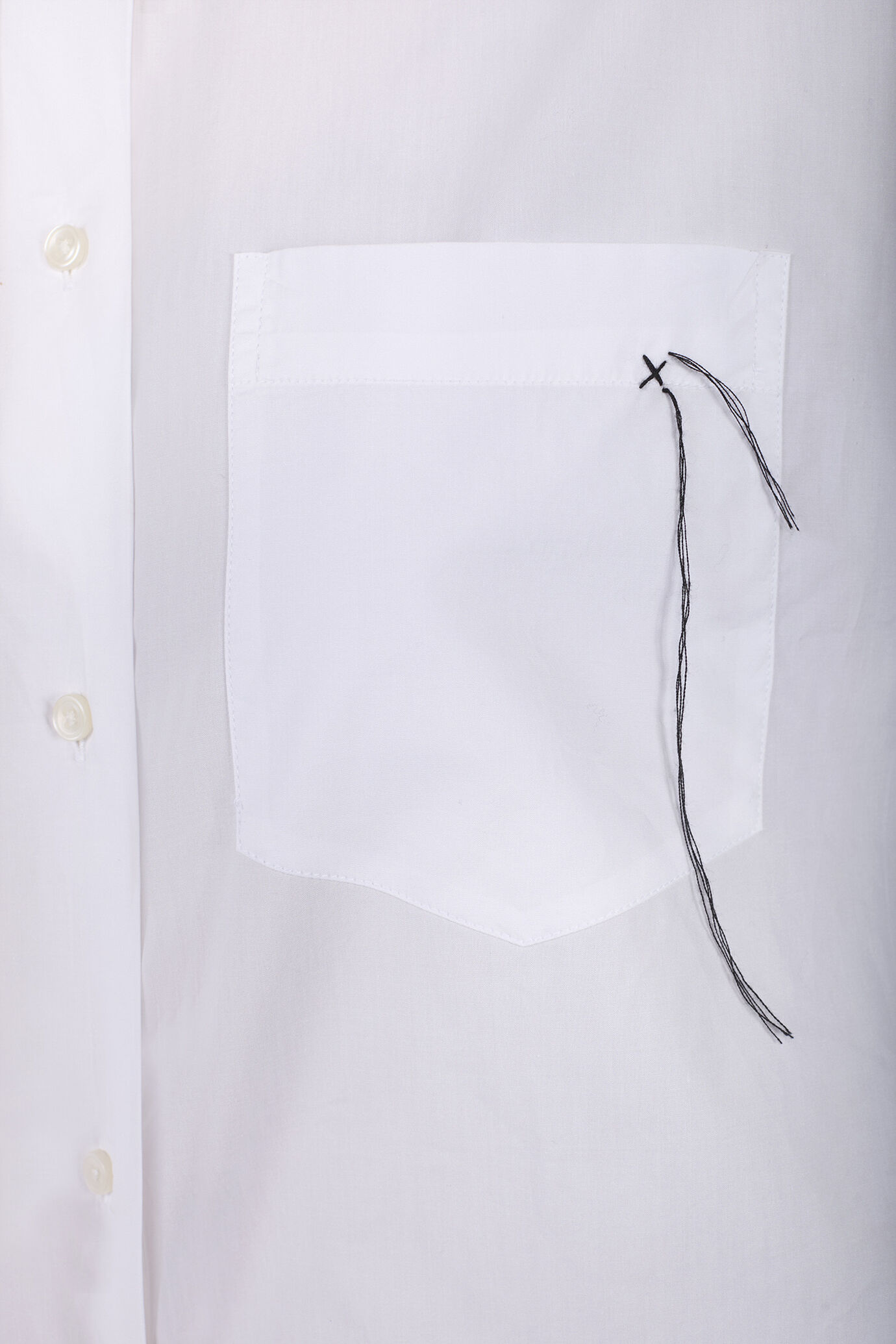 Women's unstructured shirt with French collar 100% cotton image number 3