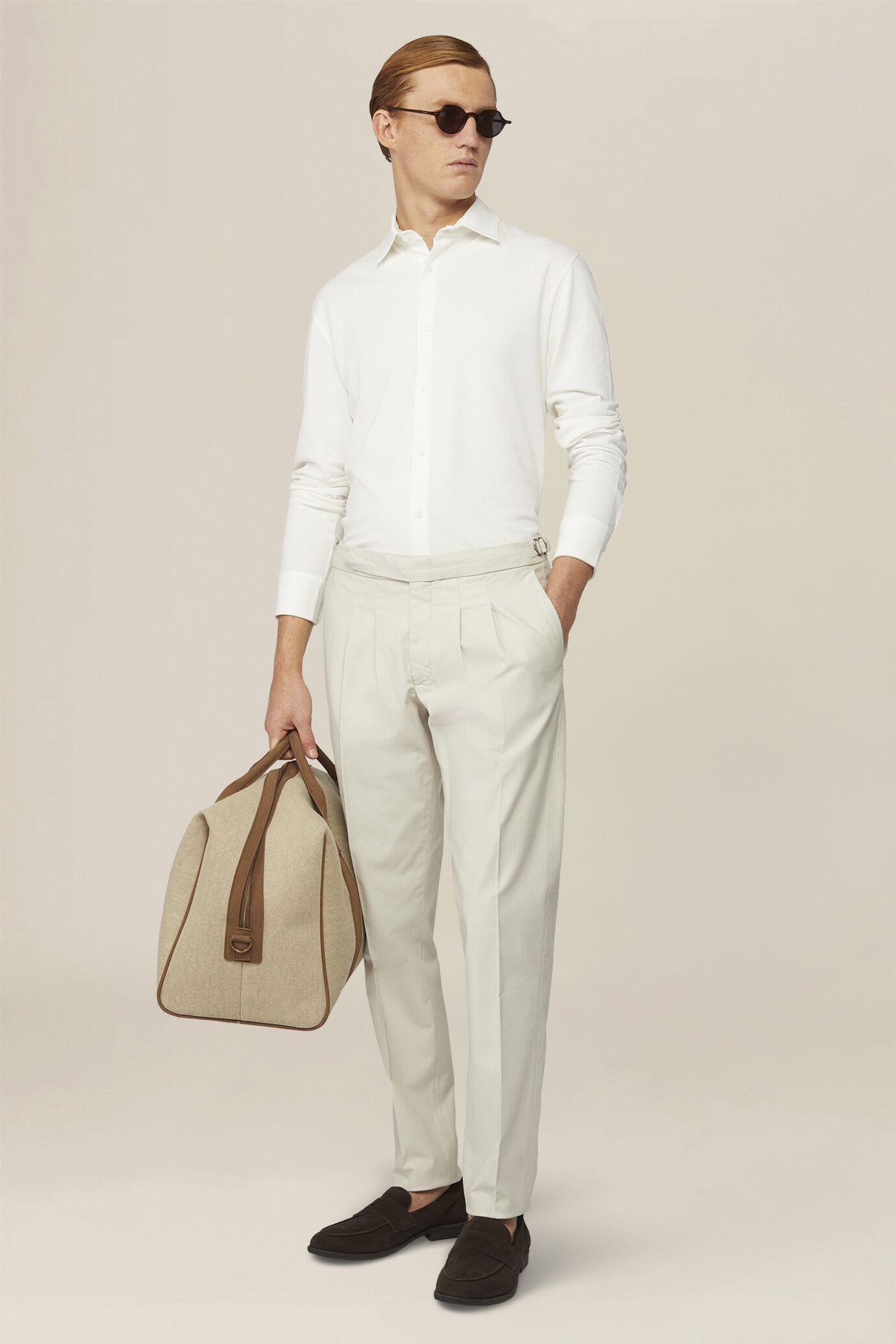 Men's 100% cotton regular fit polo shirt image number 1