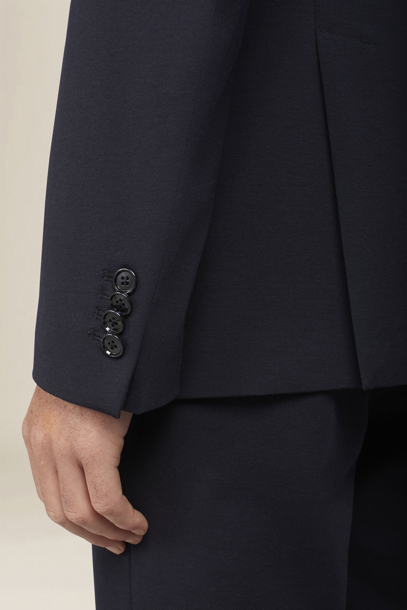 Giacca uomo monopetto sfoderata in jersey image number 3