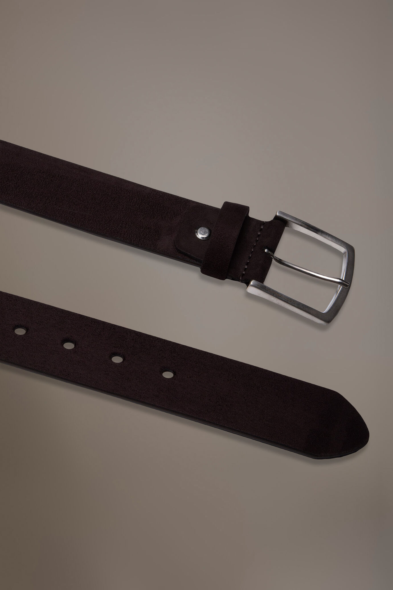 Belt combined leather suede image number 1