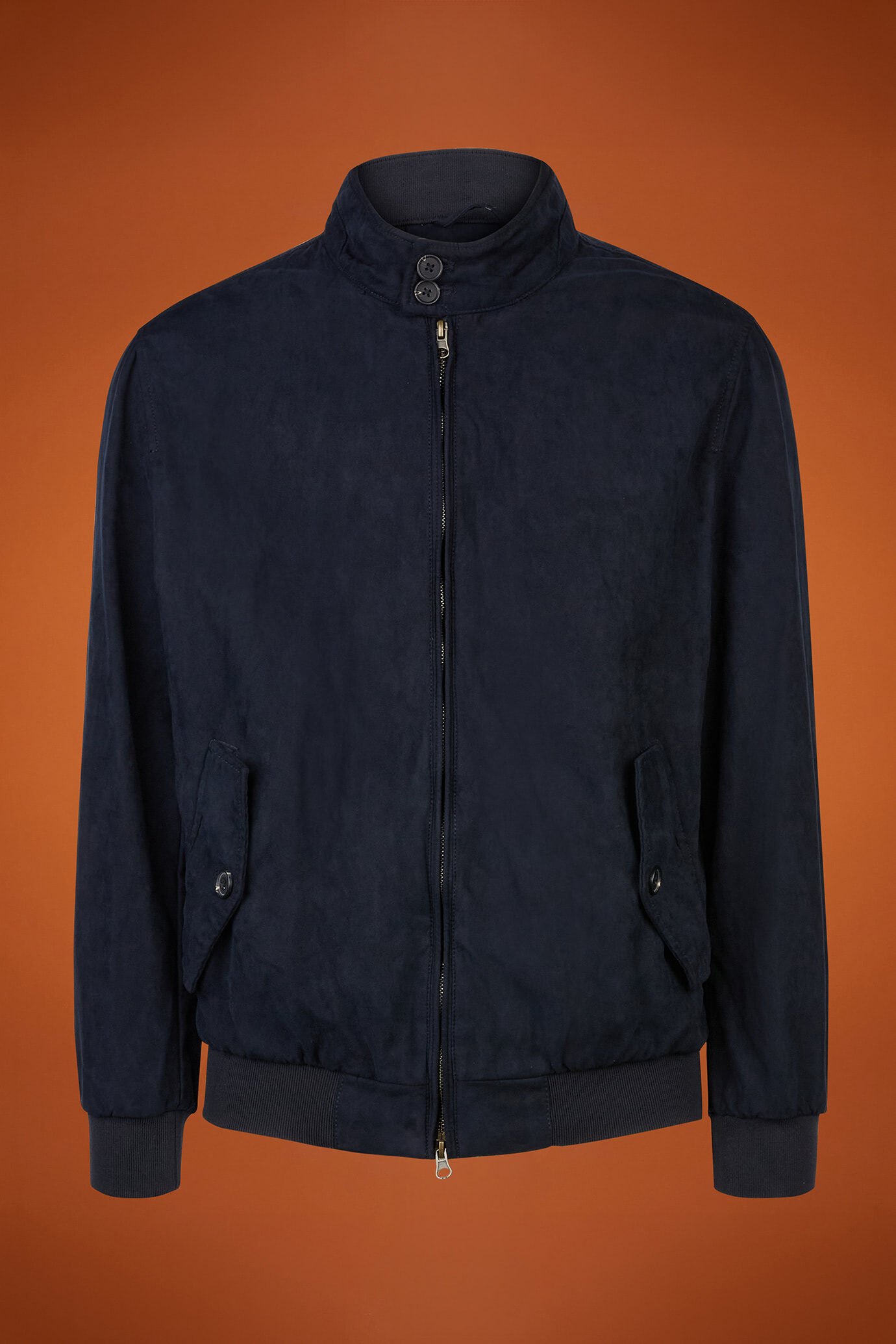 Giubbino uomo foderato simil scamosciato comfort fit image number 4