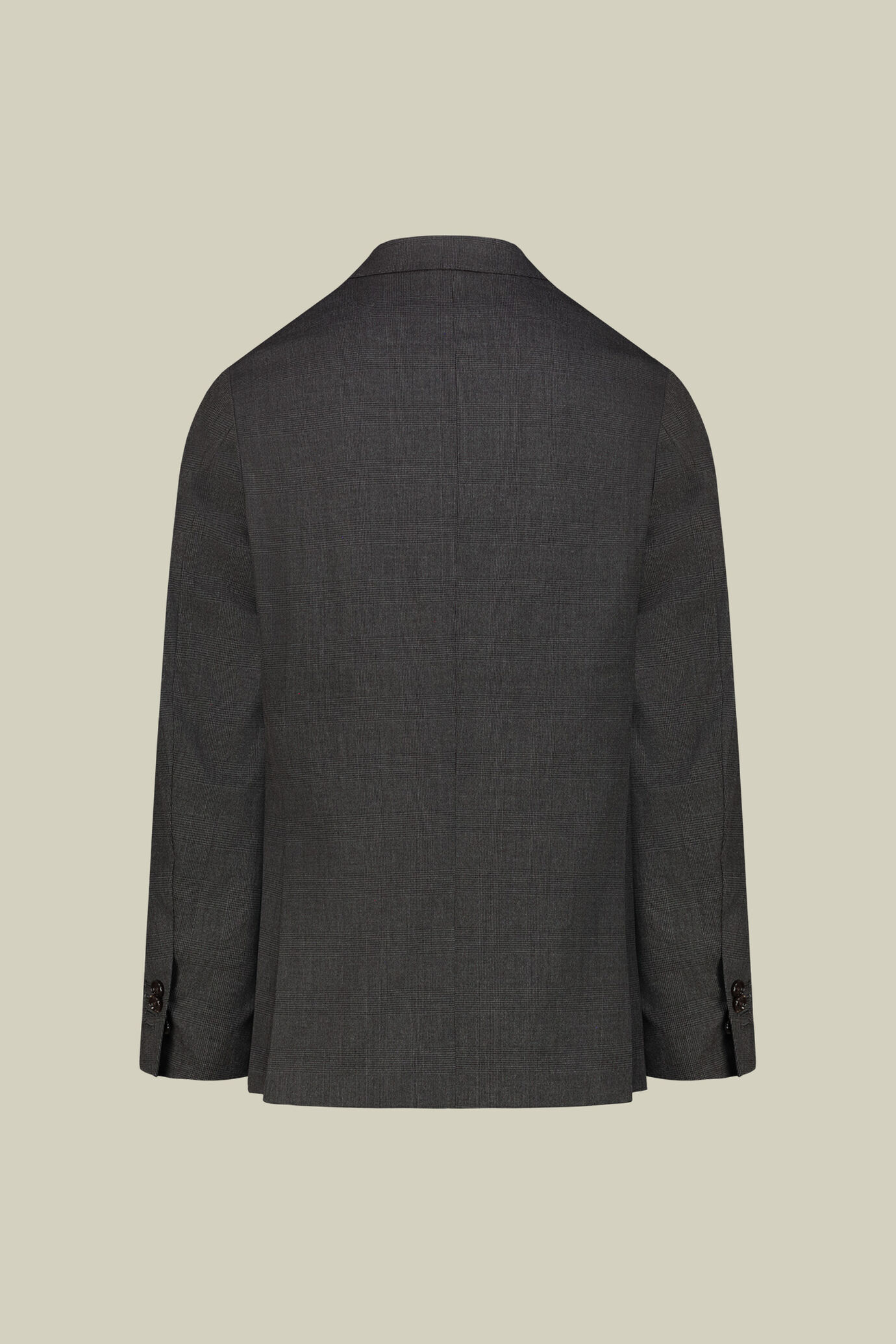 Costume homme crois&eacute; simple en motif Prince de Galles coupe classique image number 5