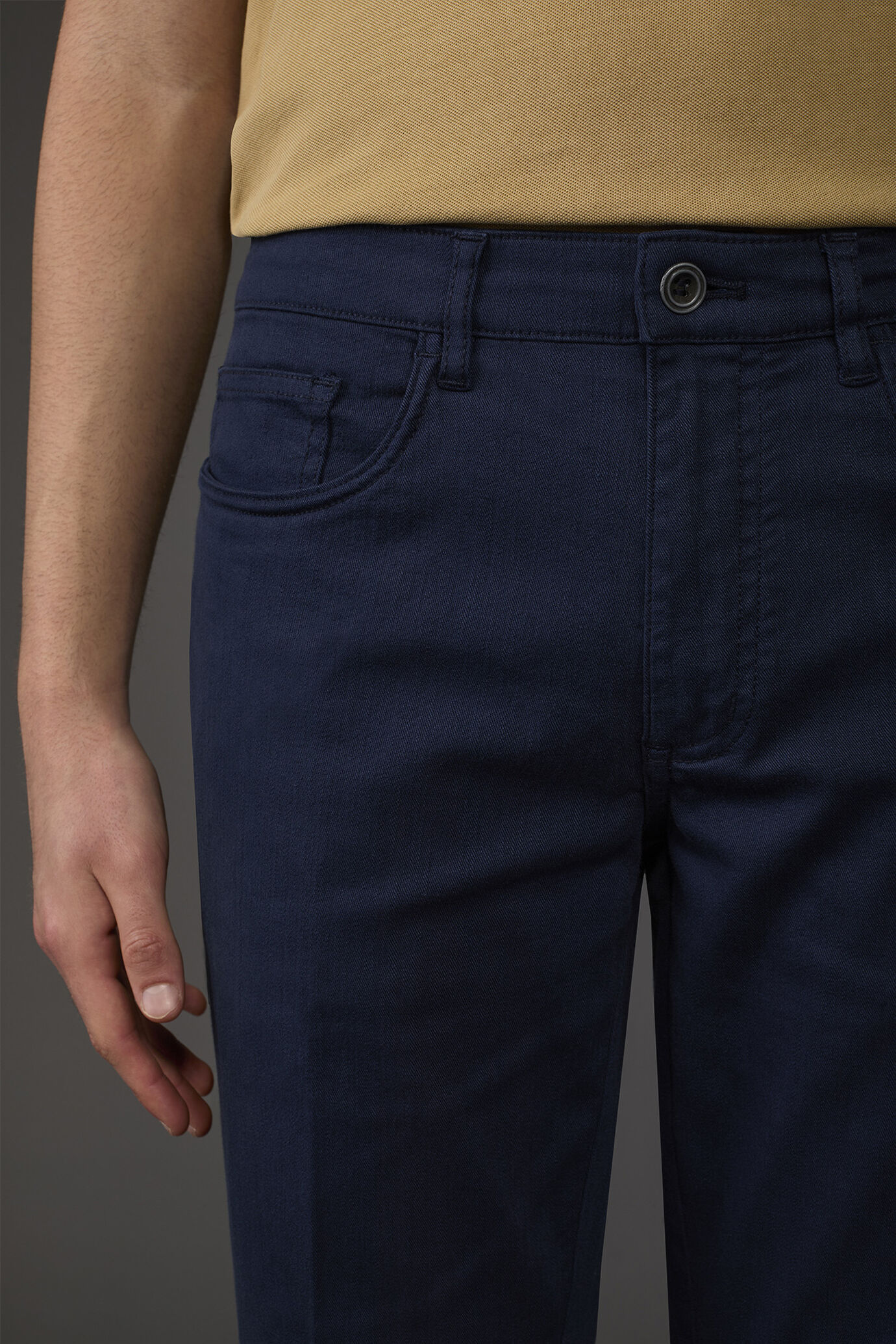 5-Pocket-Hose f&uuml;r Herren aus Twill image number 2
