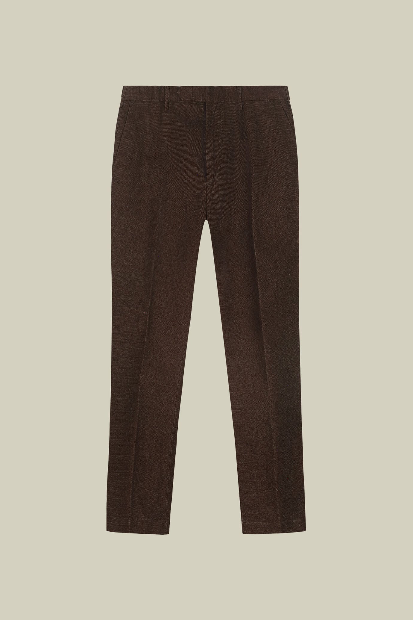 Klassische Herrenhose mit regul&auml;rer Passform image number 4