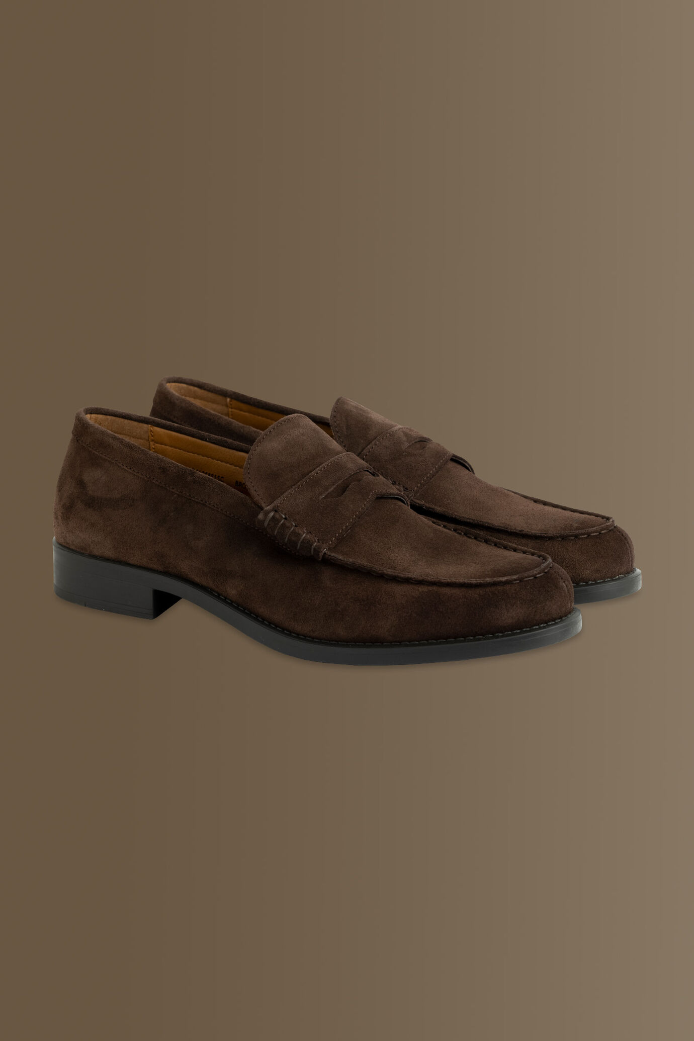 Mocassino uomo in vera pelle scamosciata image number 1