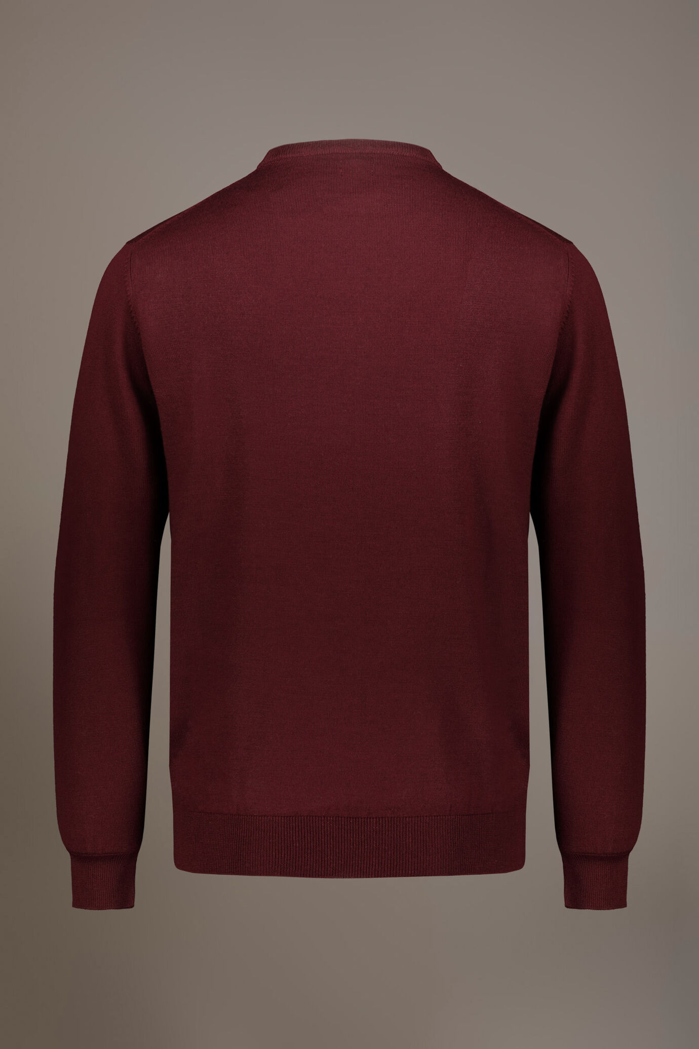 Maglia girocollo 100% lana merino extrafine image number 5