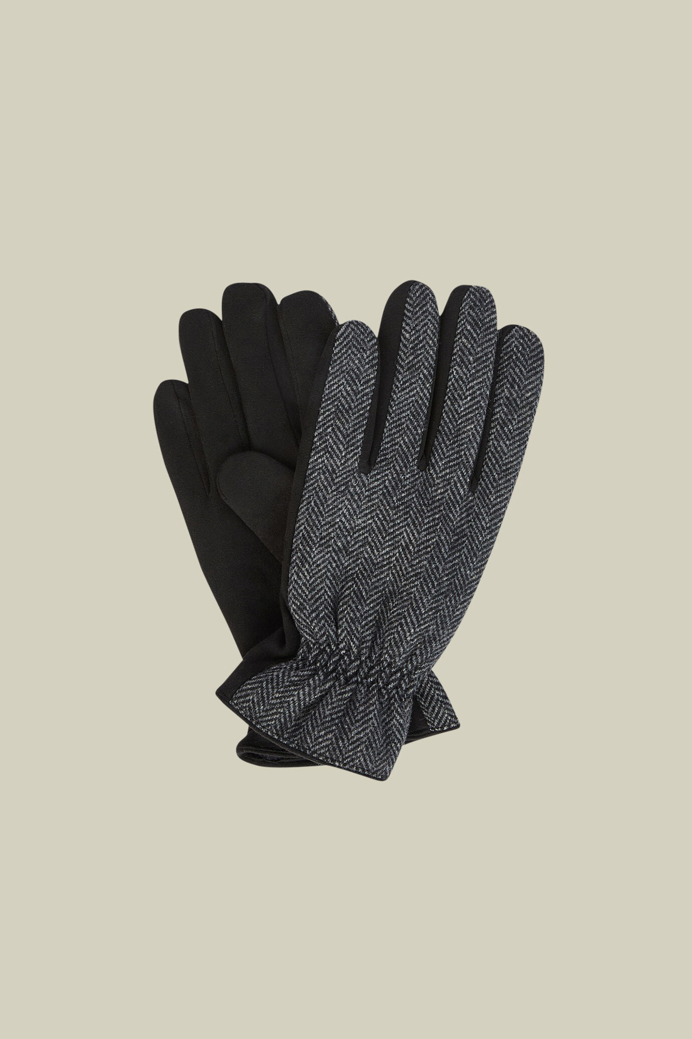 Men's herringbone gloves image number 0