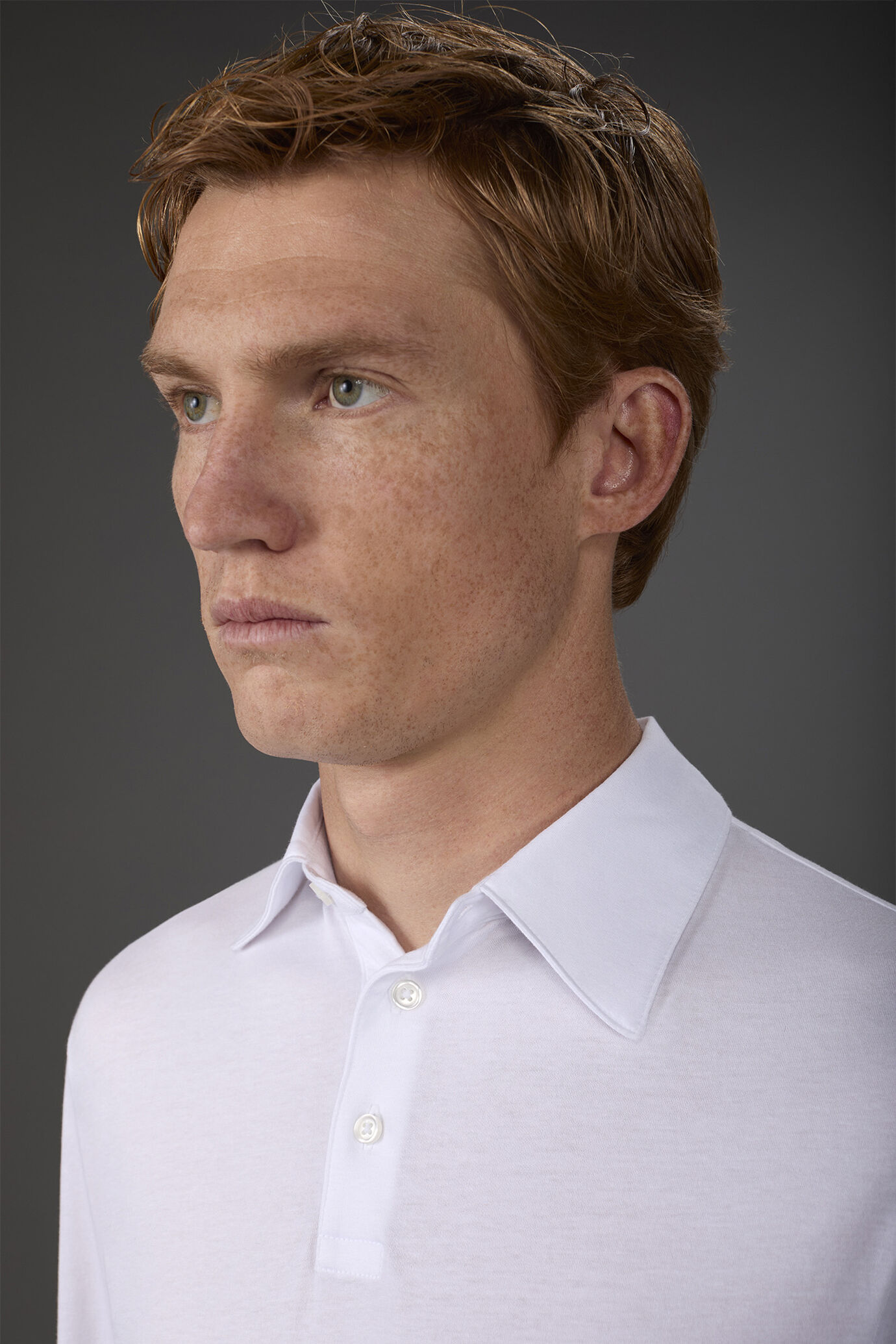 Polo uomo manica lunga in 100% cotone organico image number 2