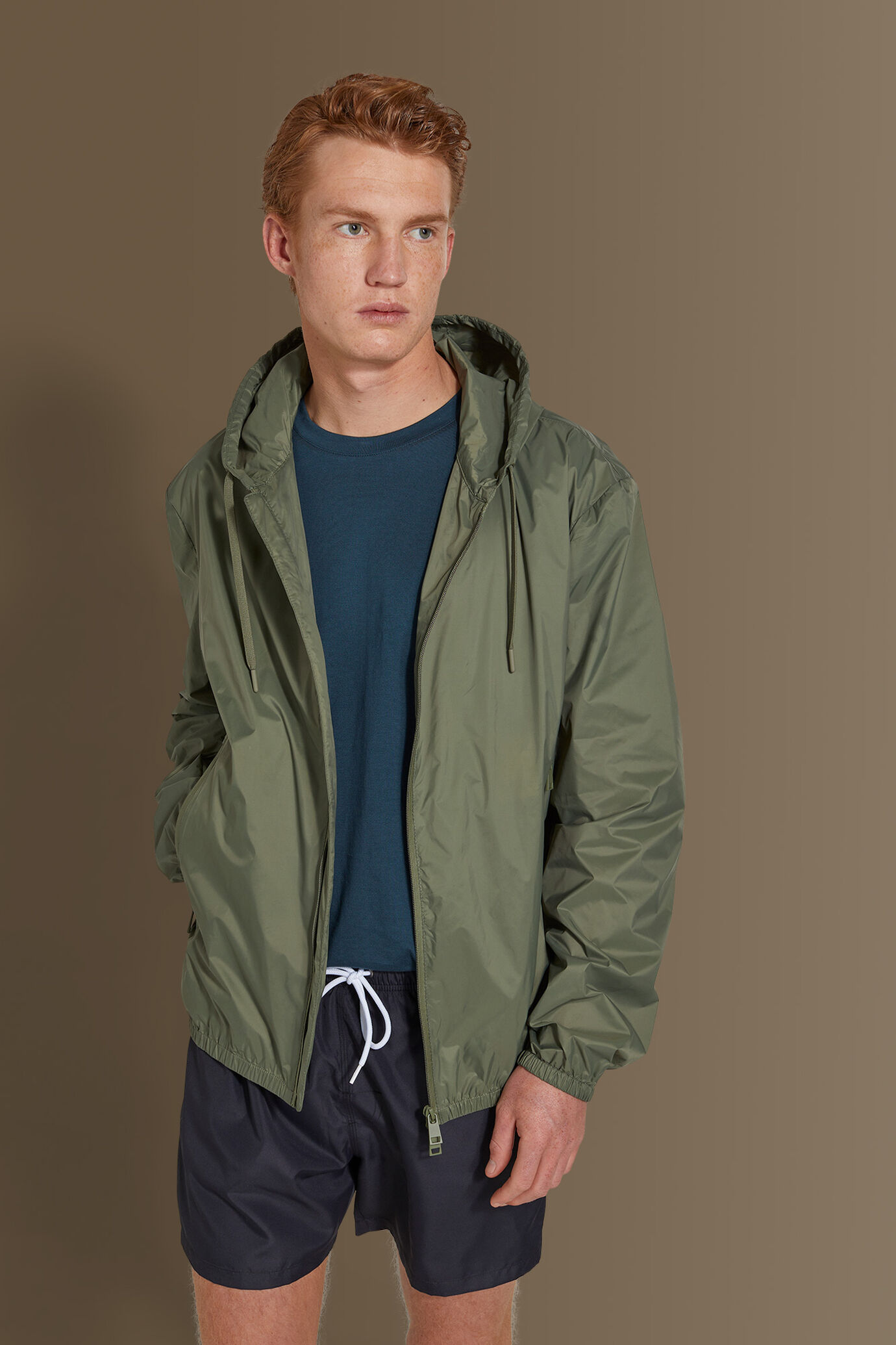 Giacca sailor in tessuto tecnico nylon cirè uomo image number 1