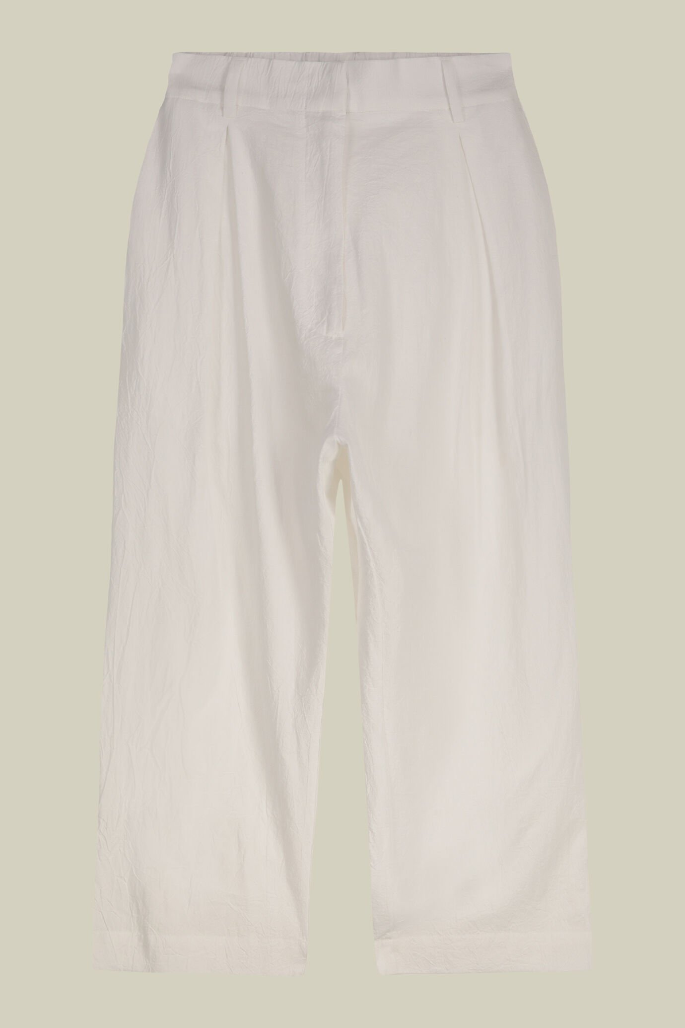 Weite Damenhose mit zwei Abnähern aus 100 % Baumwolle image number 4