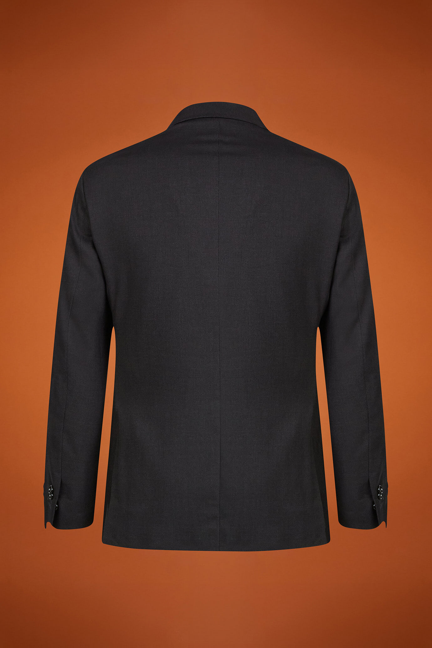 Costume homme à simple boutonnage avec motif œil-de-perdrix, coupe classique image number 5