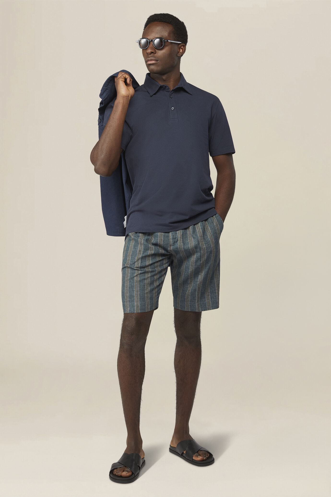 Polo uomo in 100% cotone piquet regular fit image number 1