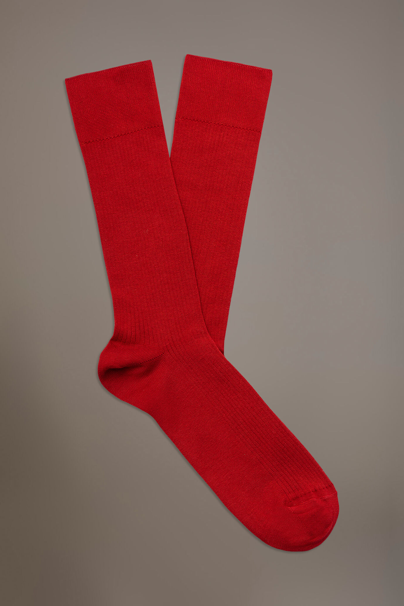 Kurze Socken aus Rippenstrick in Italien hergestellt
