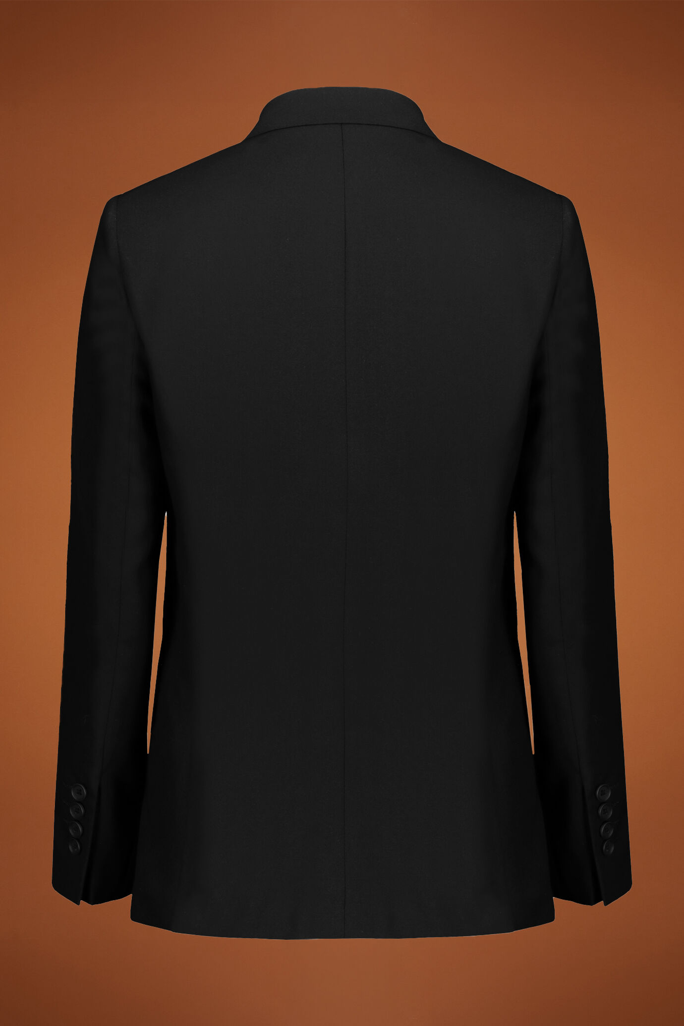 Women's three-button plain single-breasted jacket image number 1