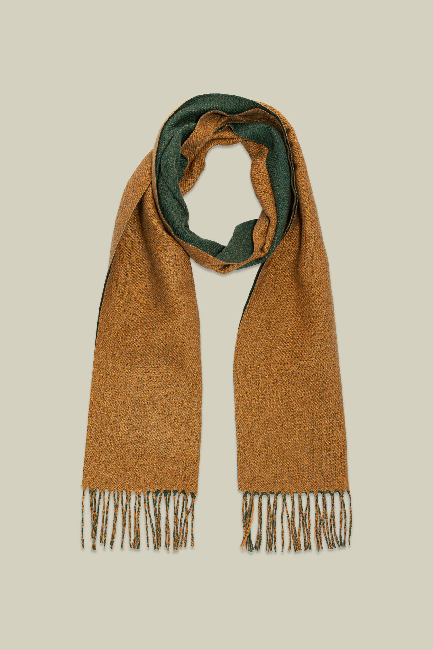 Two-tone double face men's scarf