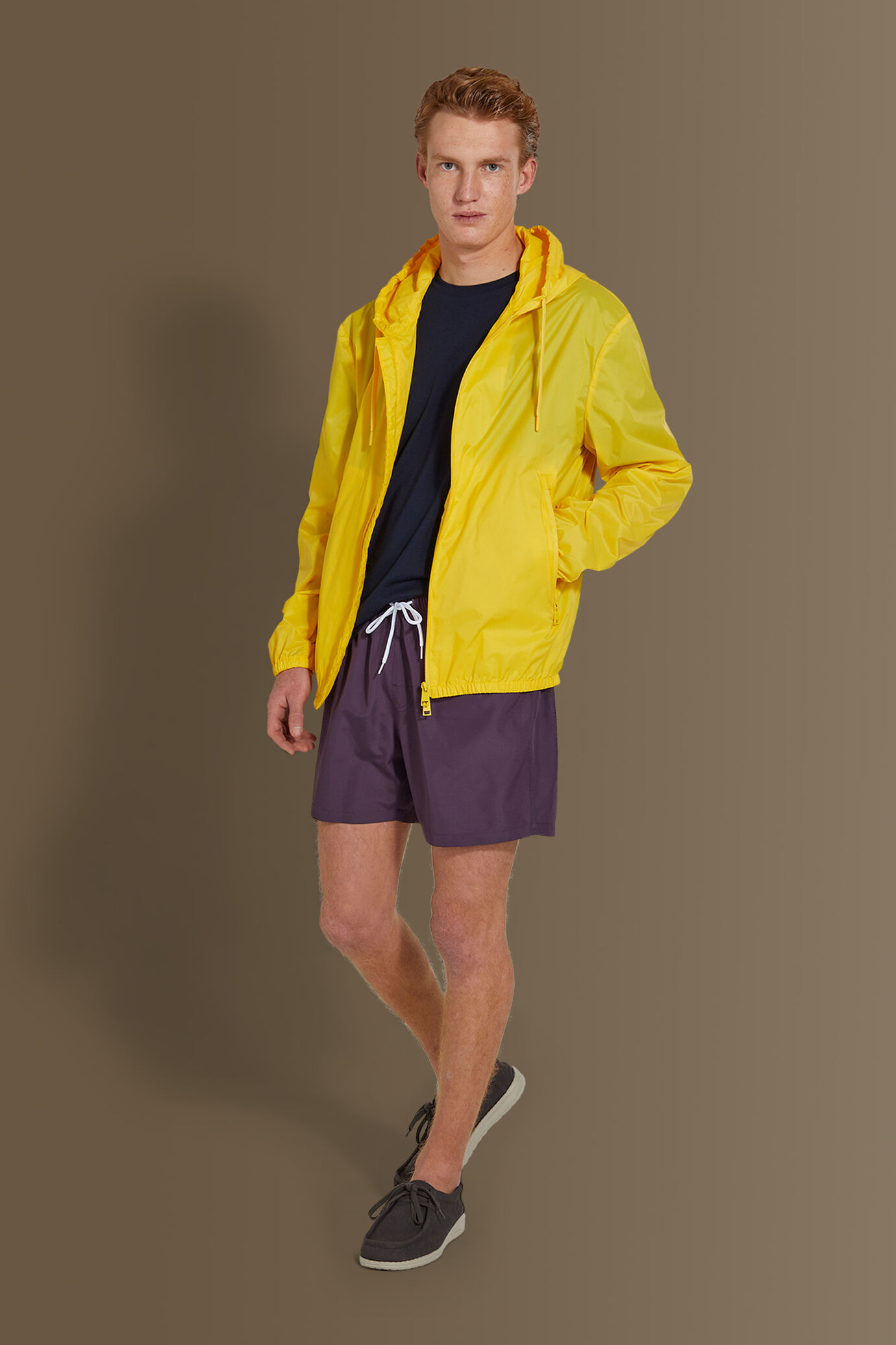 Giacca sailor in tessuto tecnico nylon cirè uomo image number 0
