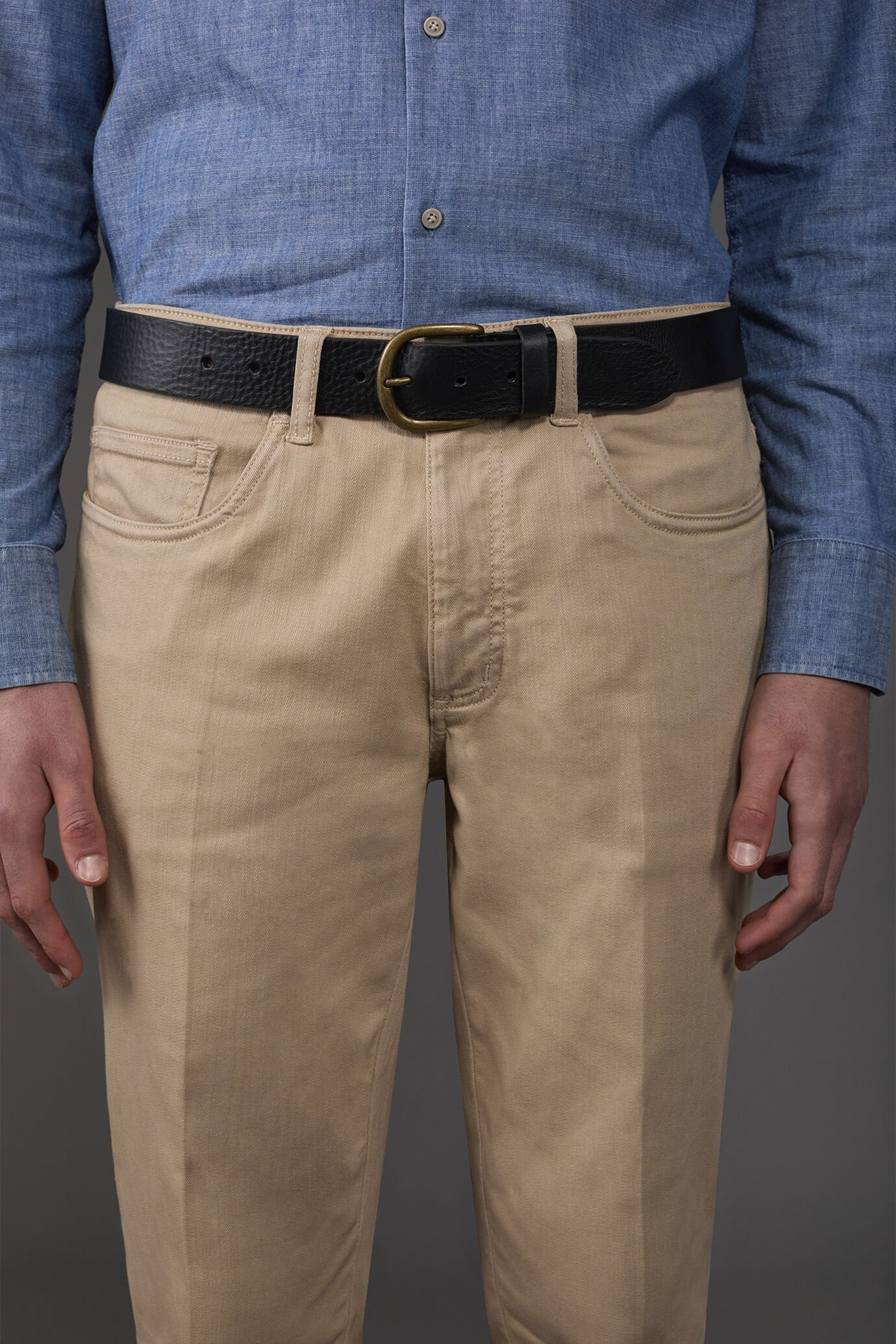 Men's genuine leather belt
