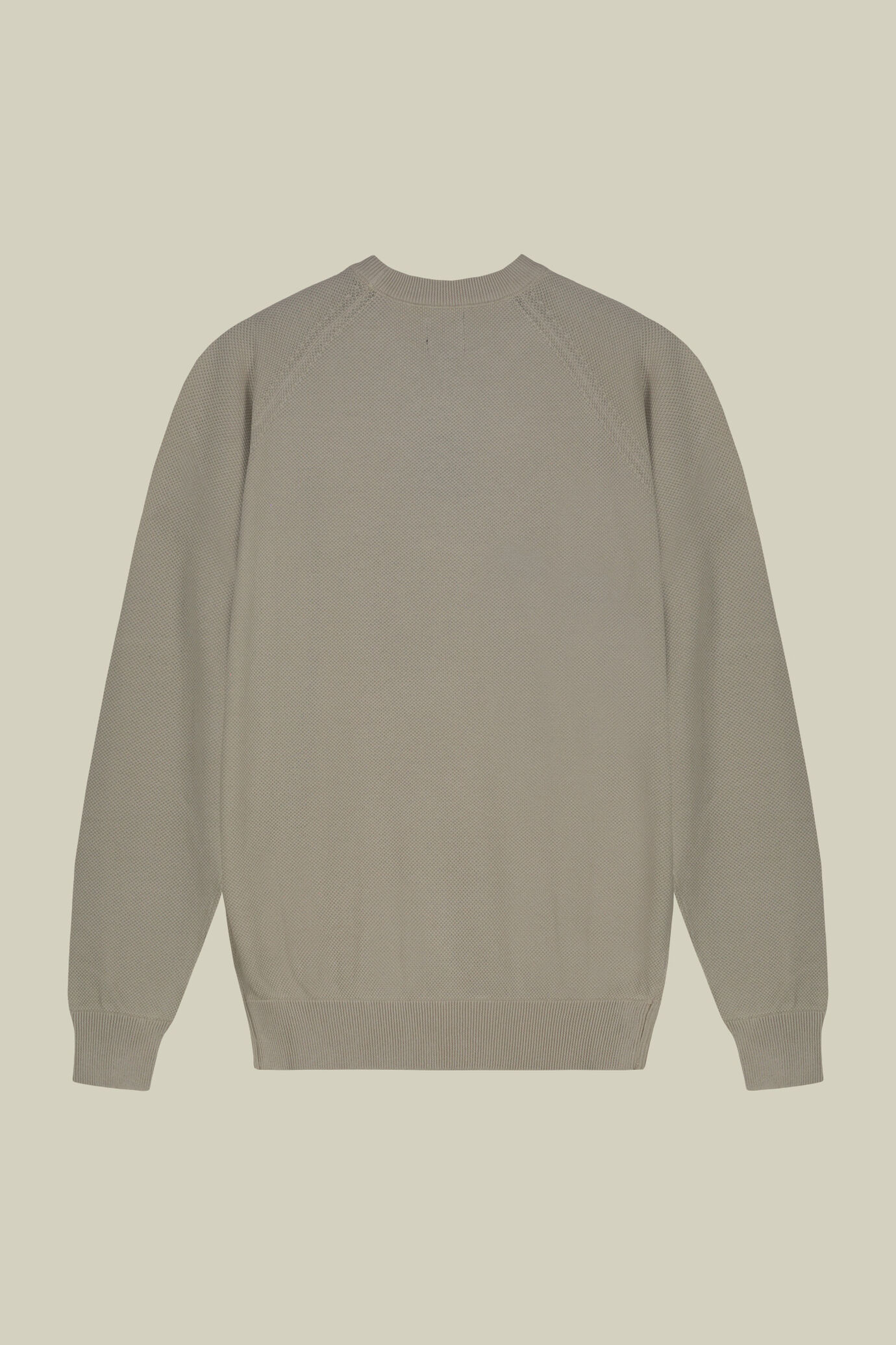 Herrenpullover mit Rundhalsausschnitt aus 100 % Baumwolle mit Reliefmuster image number 5