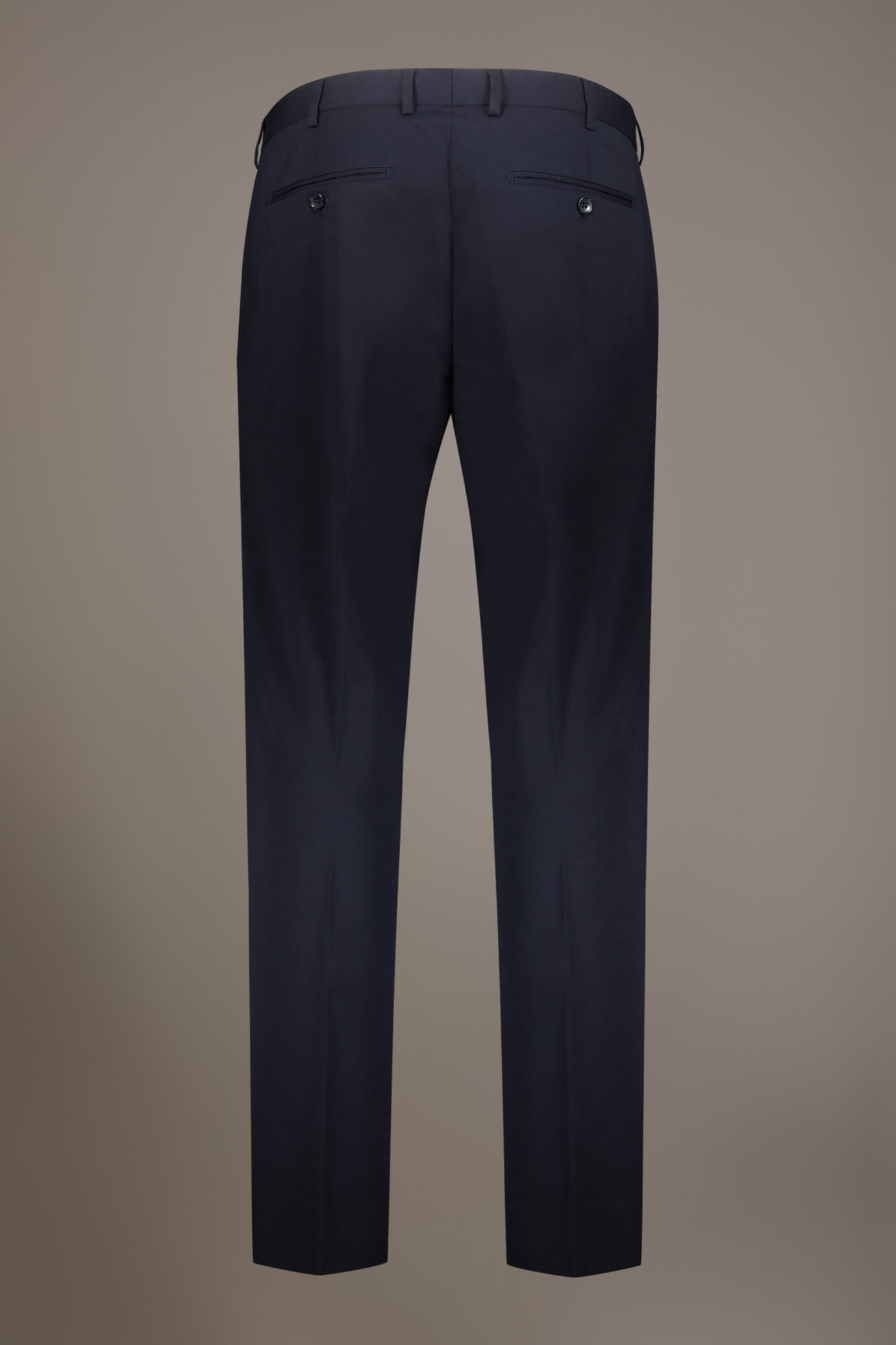 Pantalone senza pinces in jersey regular fit image number 5