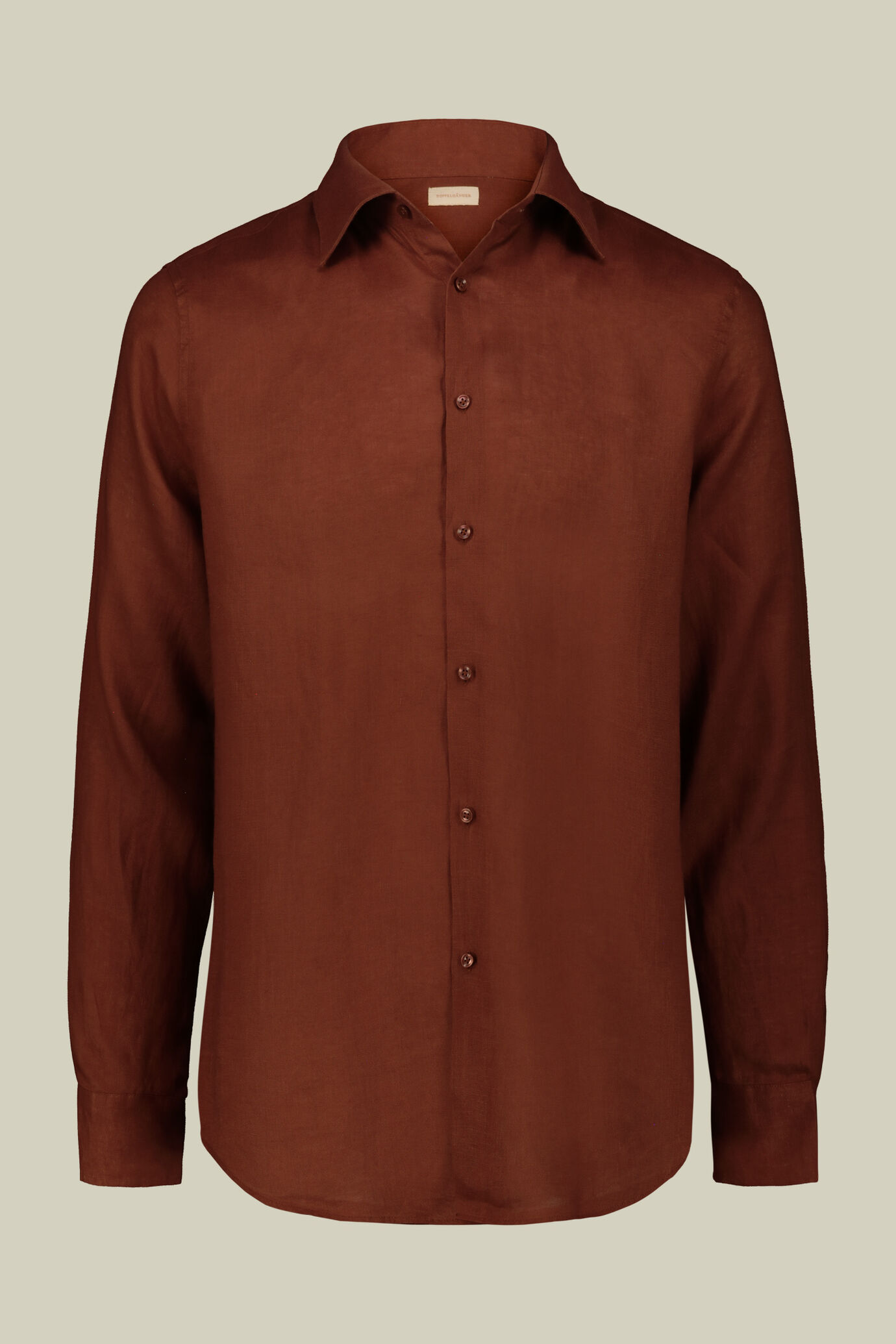 Camicia uomo casual collo classico 100% lino image number 4