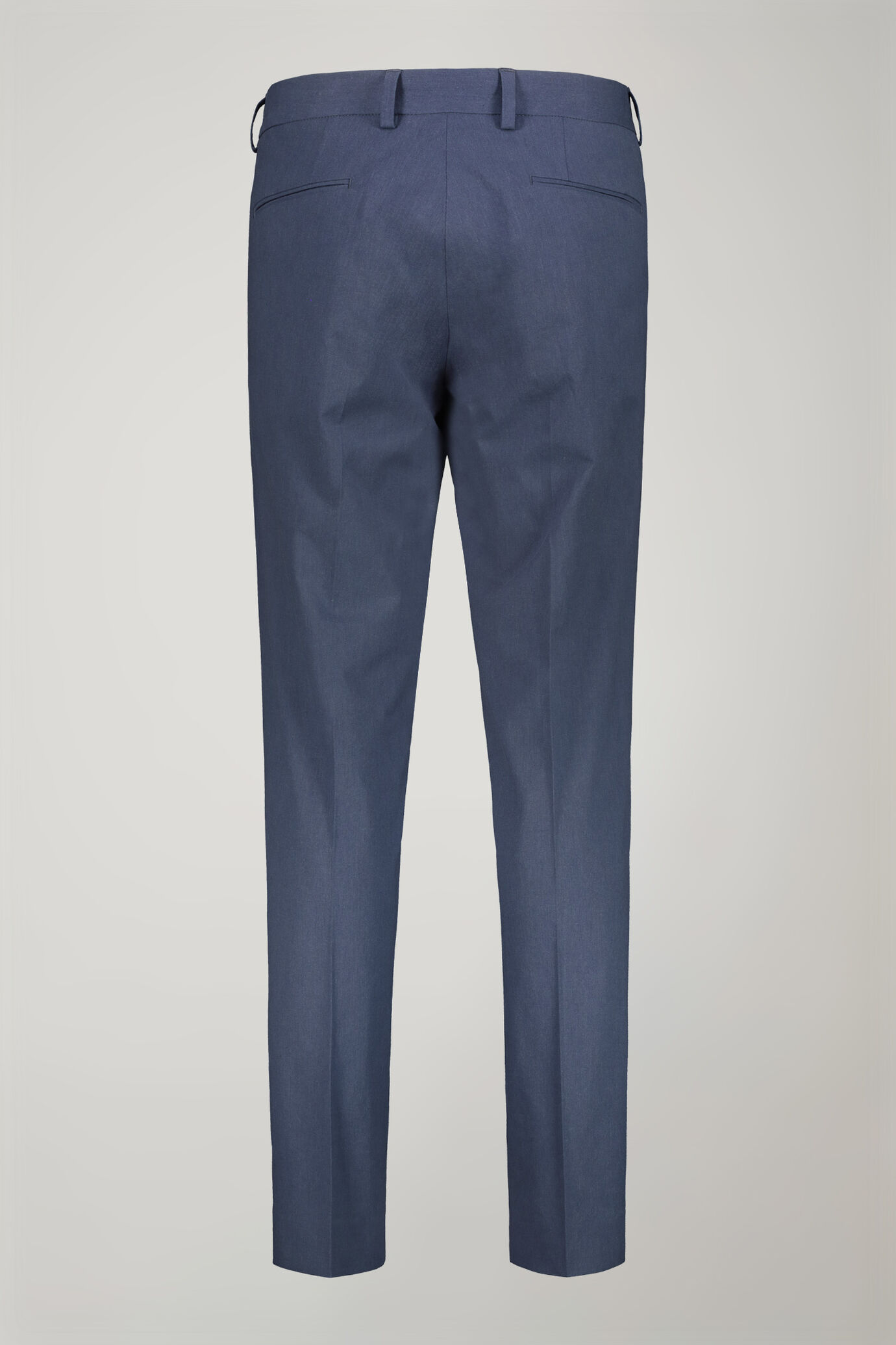 Men’s classic trousers with double pleats in flamed effect fabric regular fit image number 5