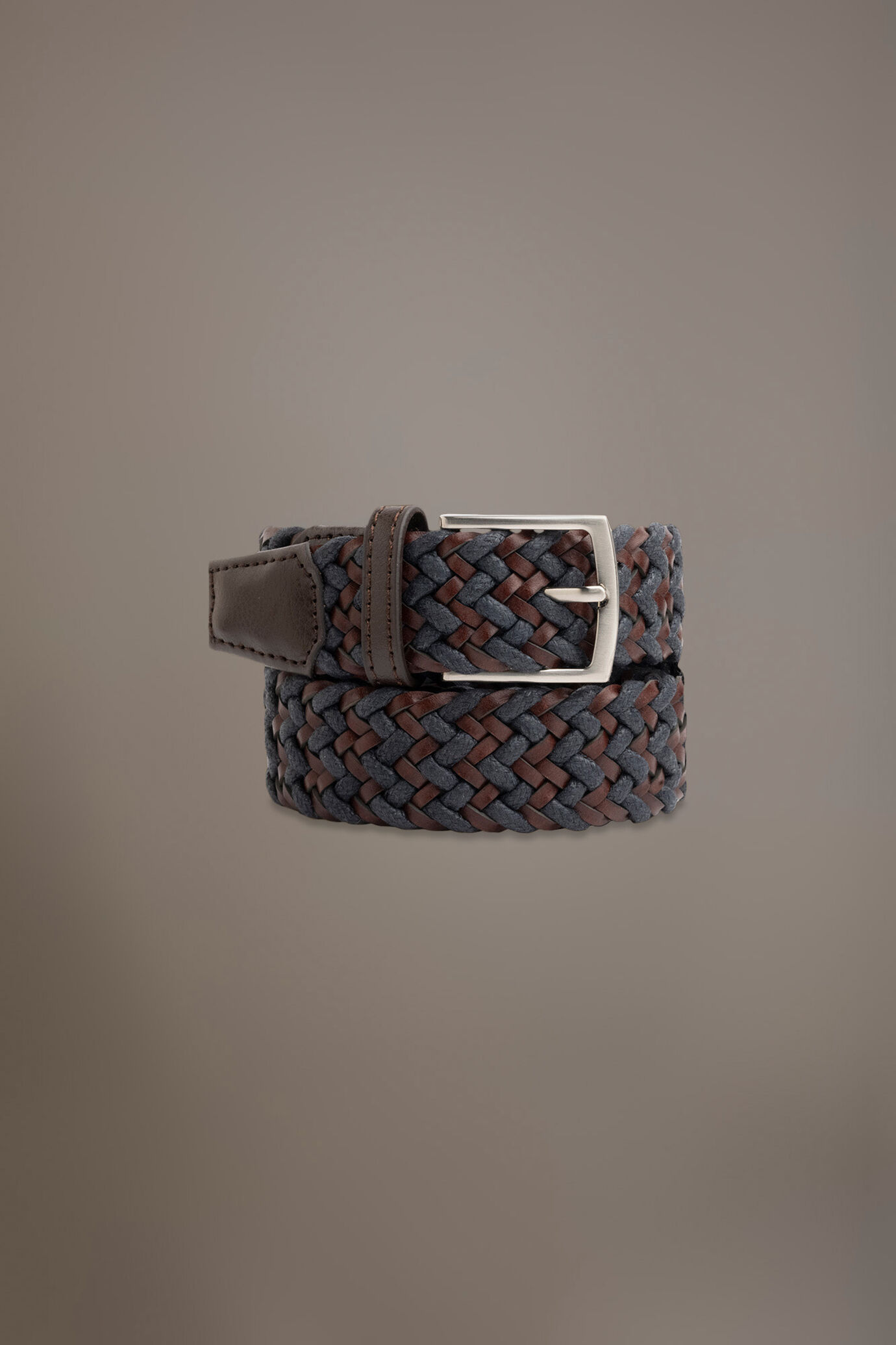 Braid beld cotton and leather image number 0