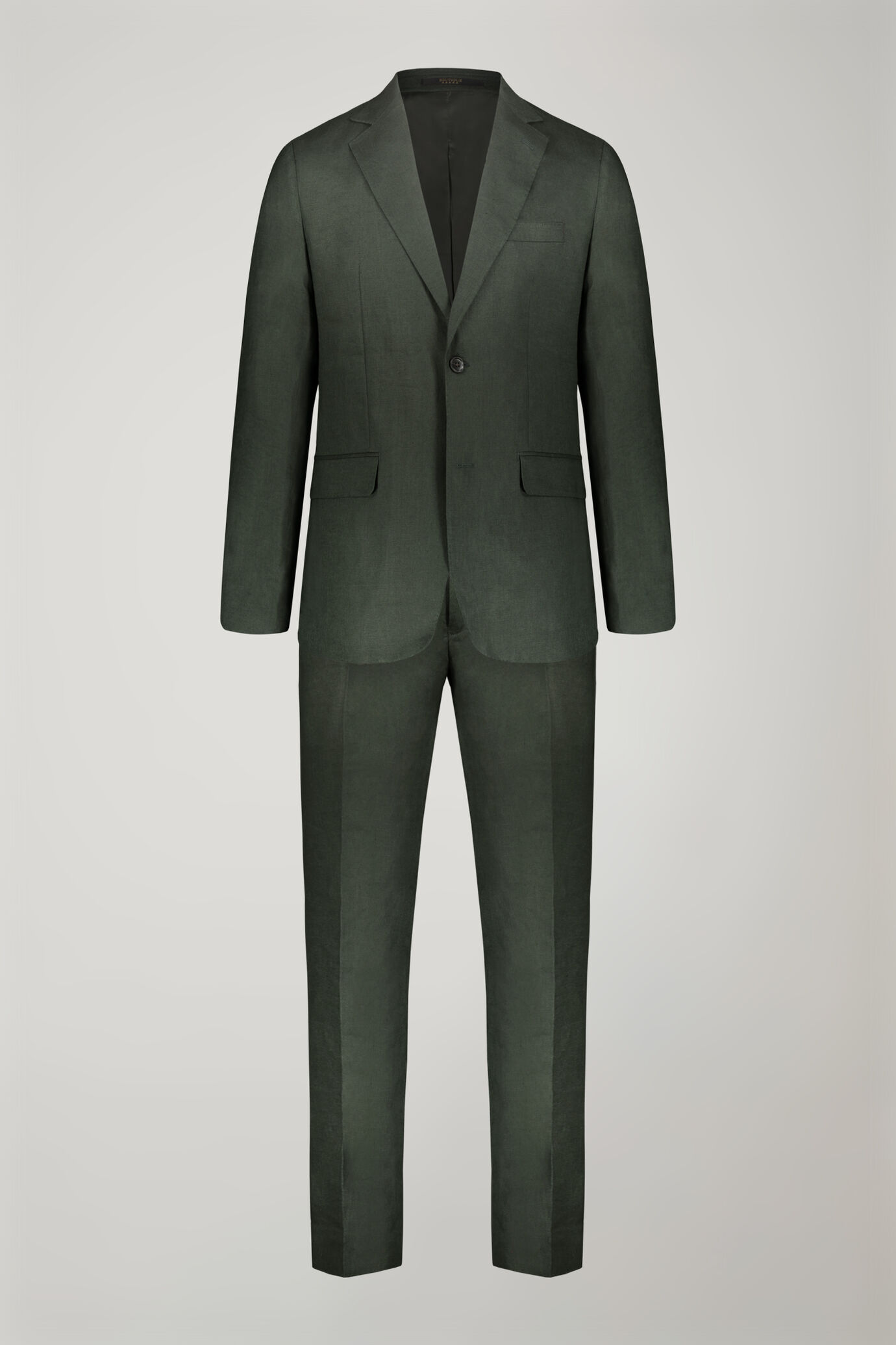 Single-breasted suit 100% Linen regular fit solid color image number 4